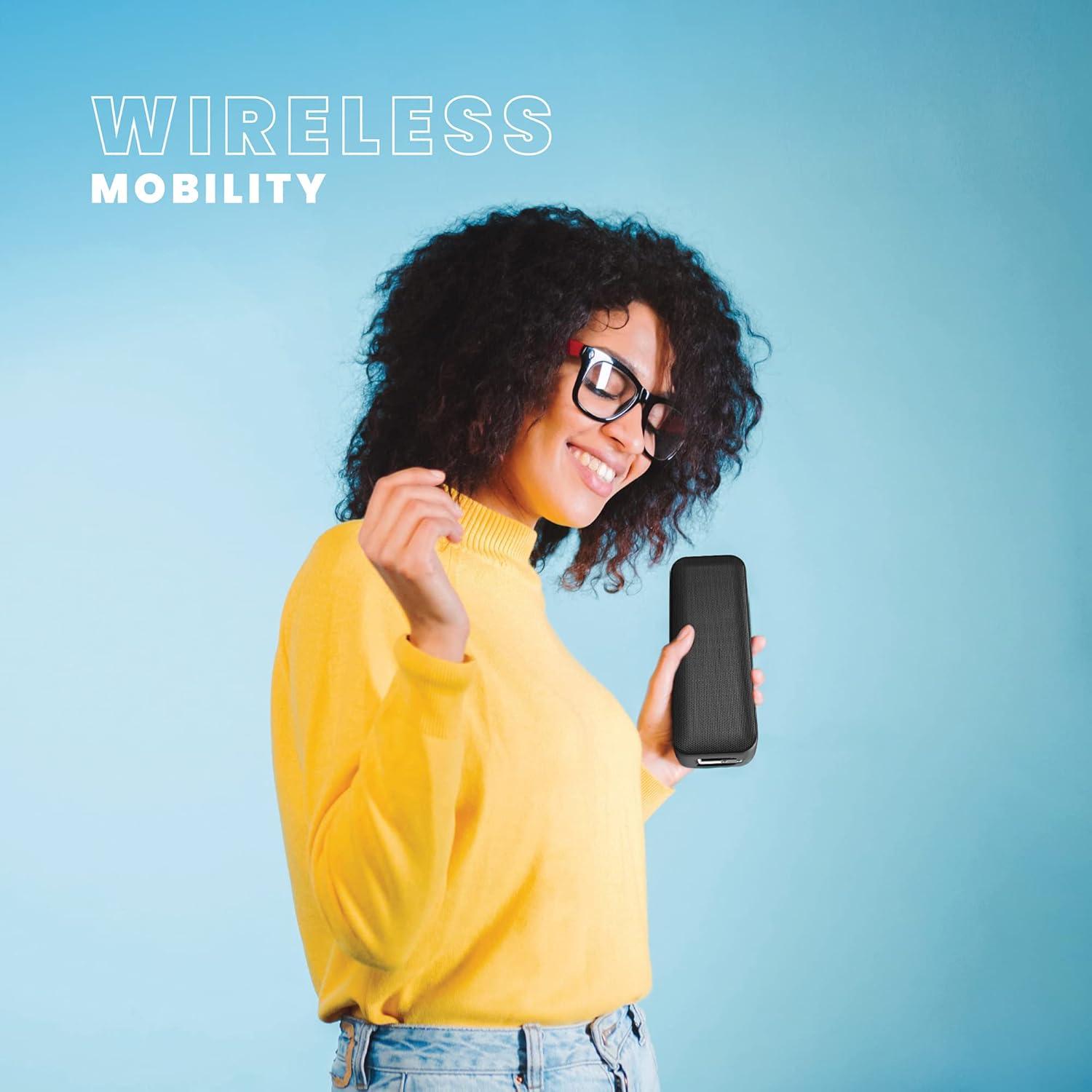 Altavoz Portátil Bluetooth QFX BT-ZX1 Impermeable 24h