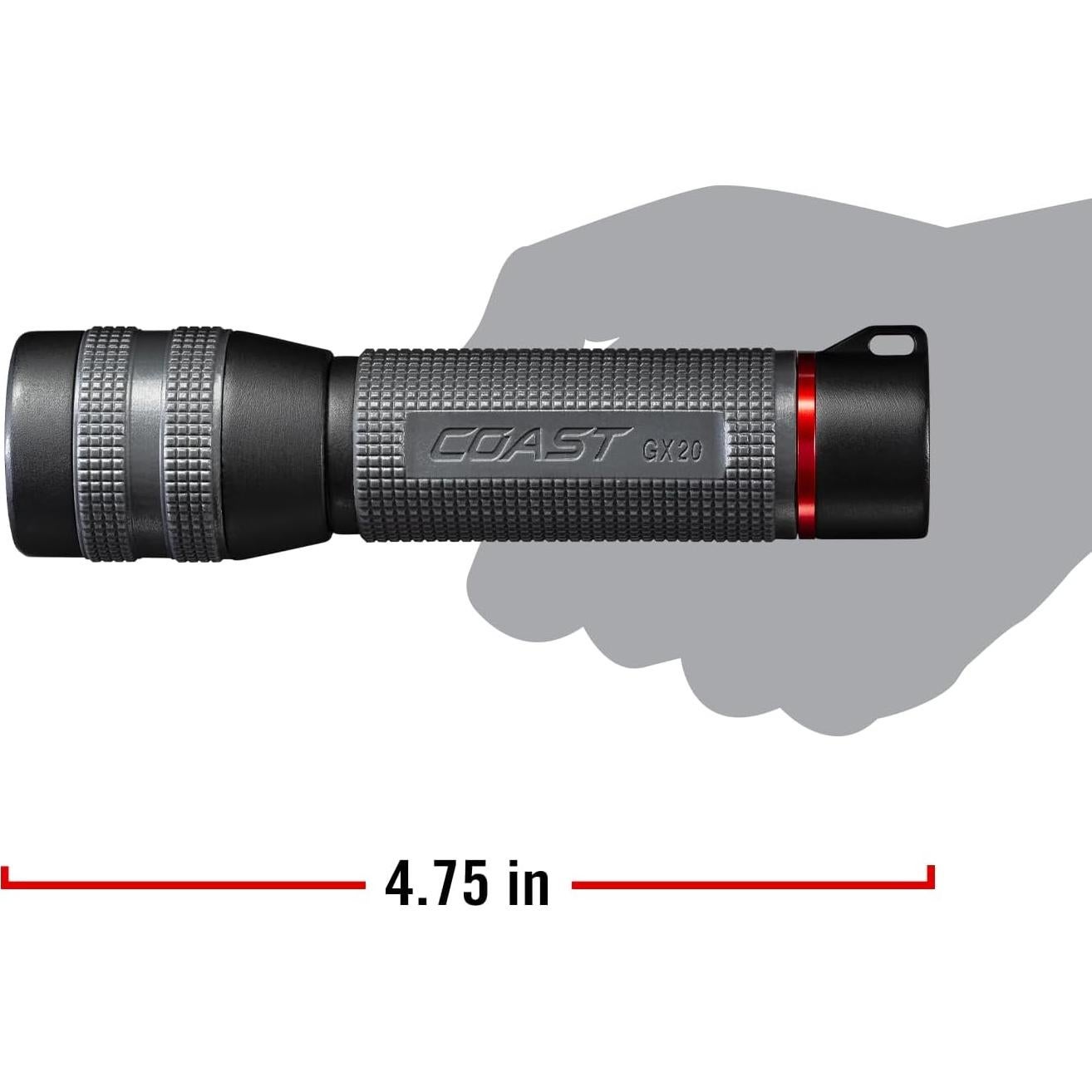 Linterna LED Coast GX20 1200 Lúmenes IP67 a Prueba de Agua