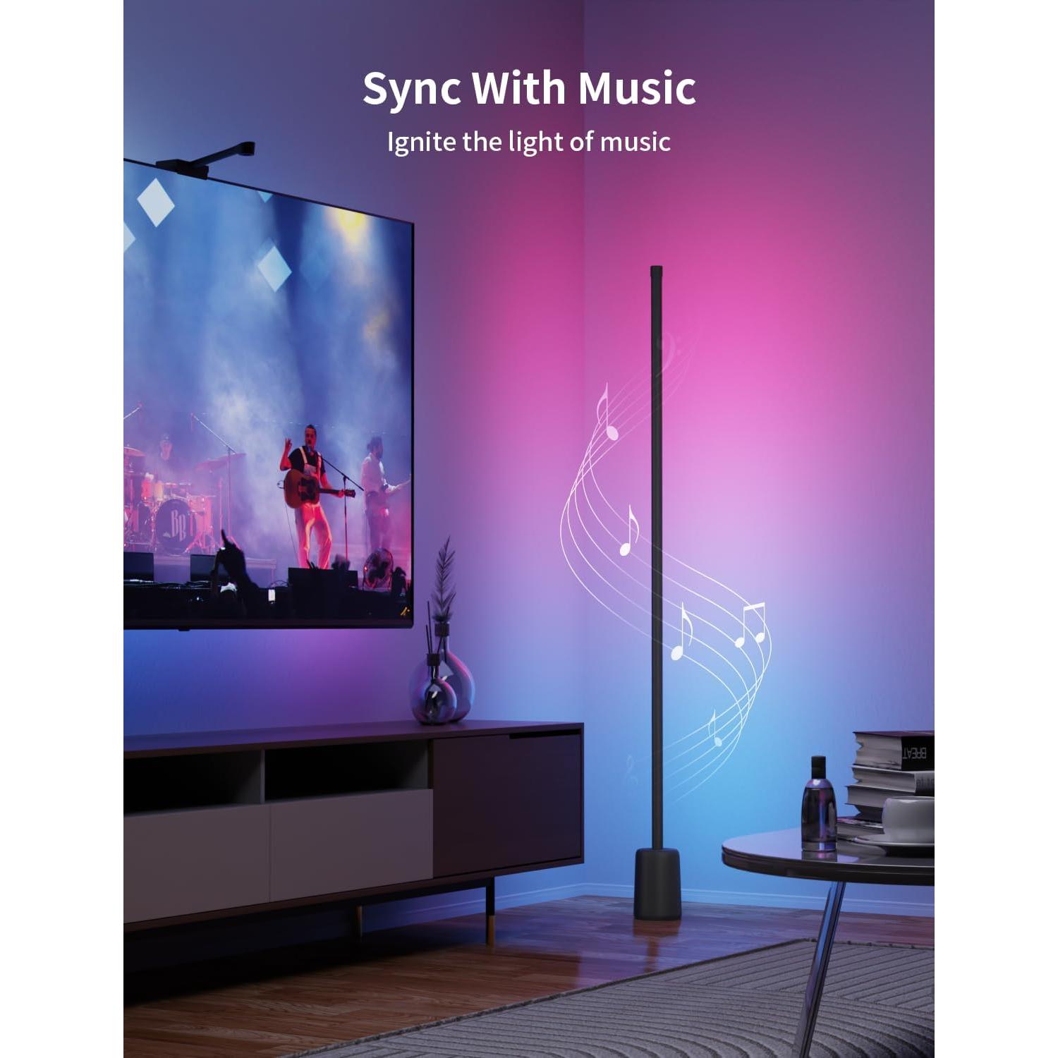 Lámpara de Esquina LED Ailofy 1500lm RGBW Control App