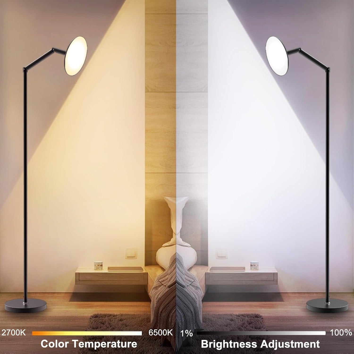 Lámpara de Suelo LED Inteligente ZAIYW RGB 170 cm con APP