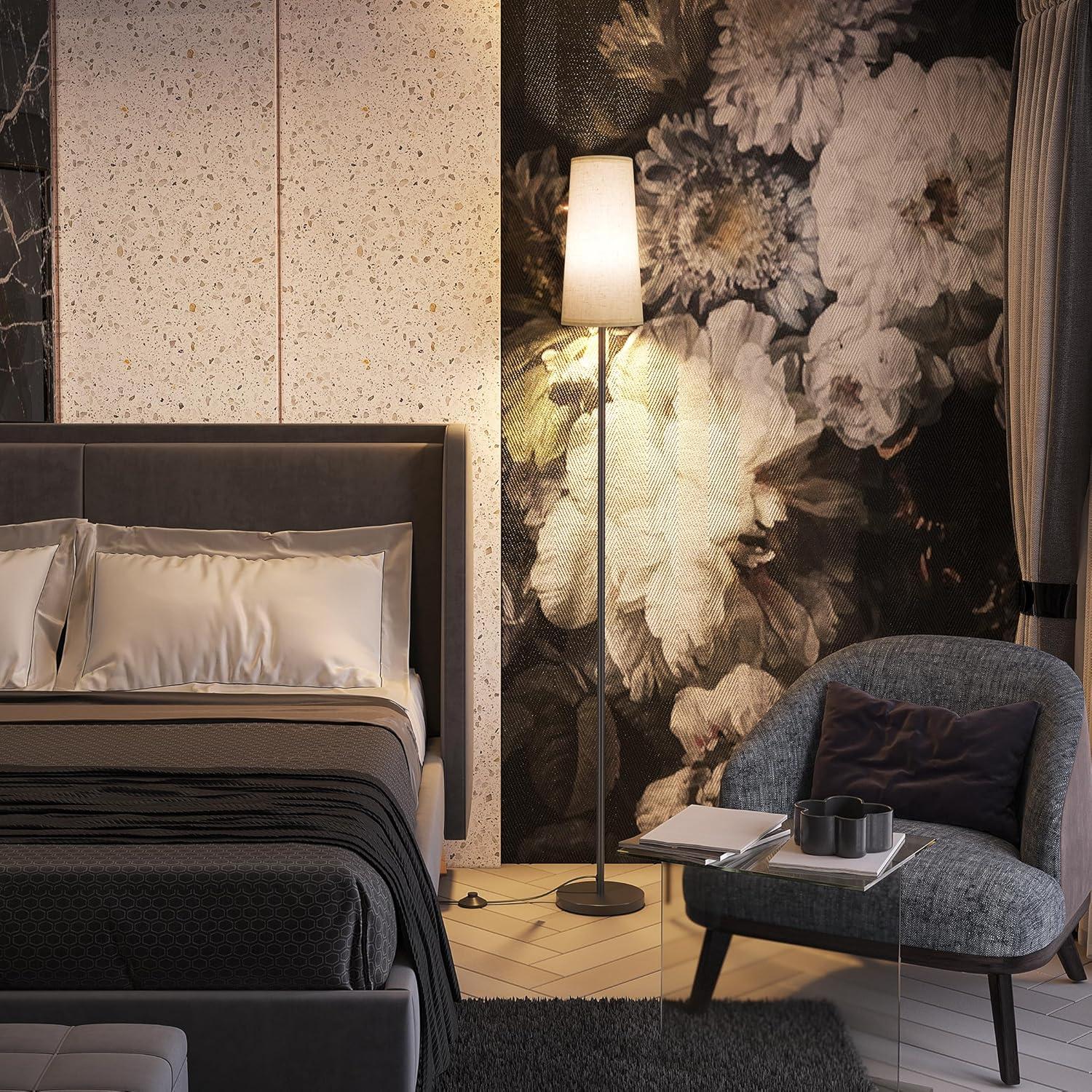 Lámpara de Pie SUNMORY con Control Remoto y Bombilla LED