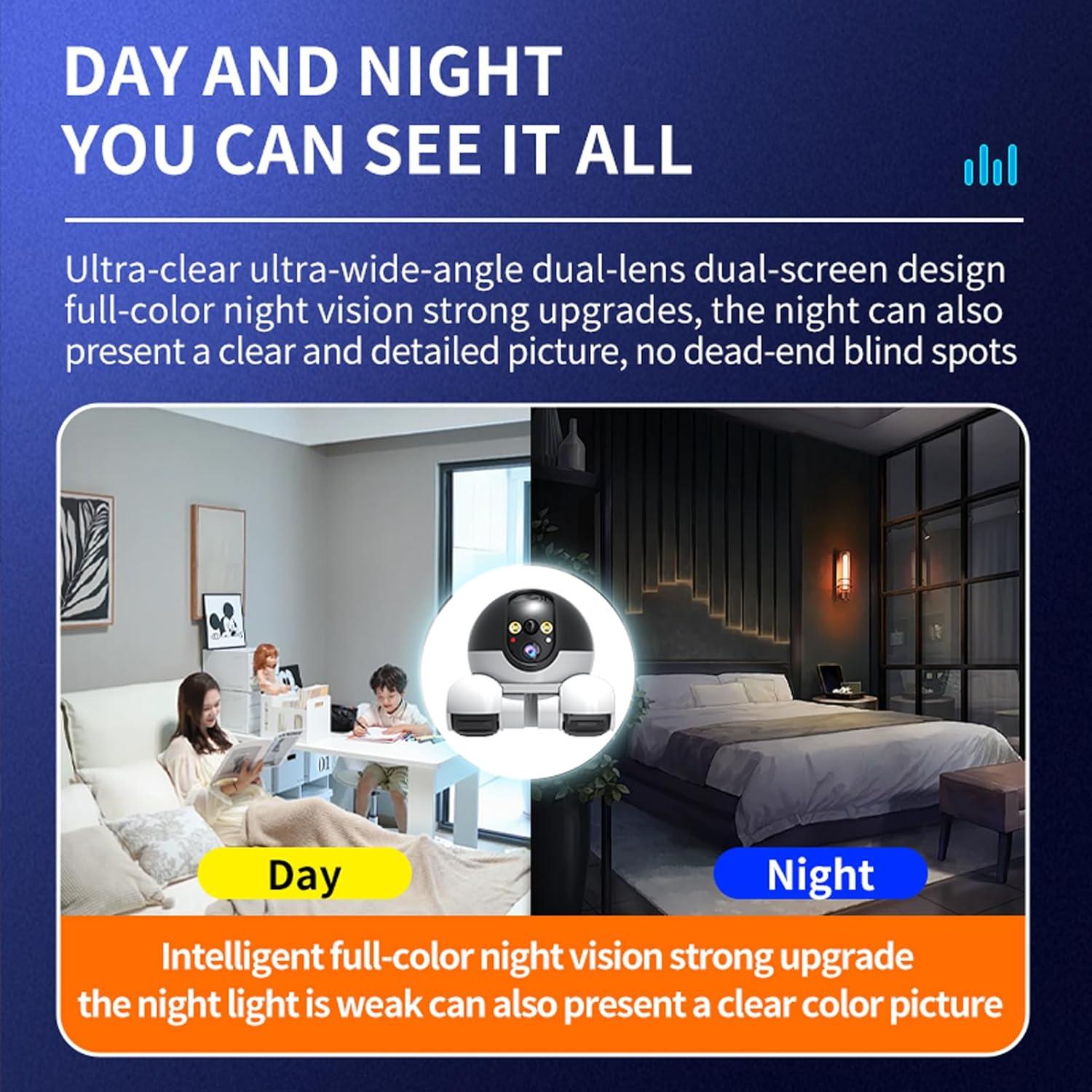 Cámara de Seguridad para Mascotas Denash 1080P Inalámbrica