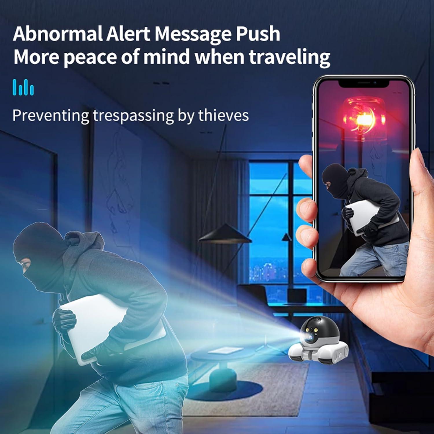 Cámara de Seguridad para Mascotas Denash 1080P Inalámbrica