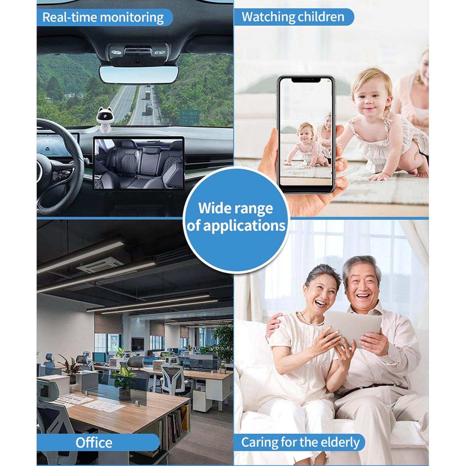 Cámara de Monitoreo Remota 1MP WALFRONT con Detección de Movimiento