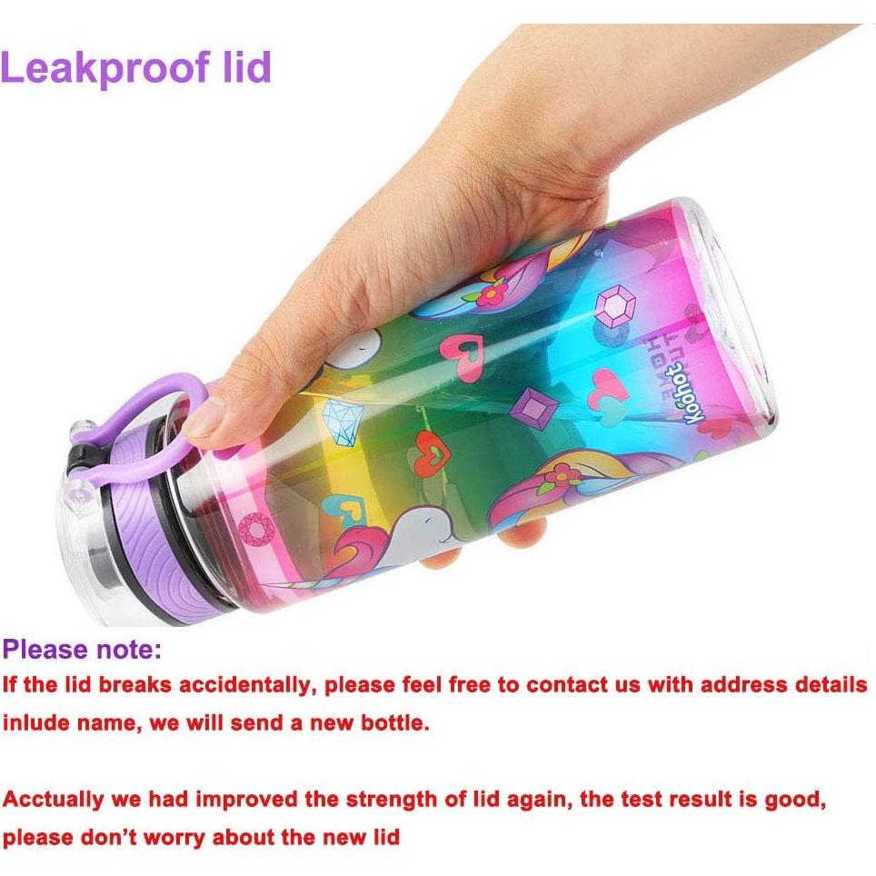 Botella de Agua Reutilizable Home Tune Unicornio 680ml