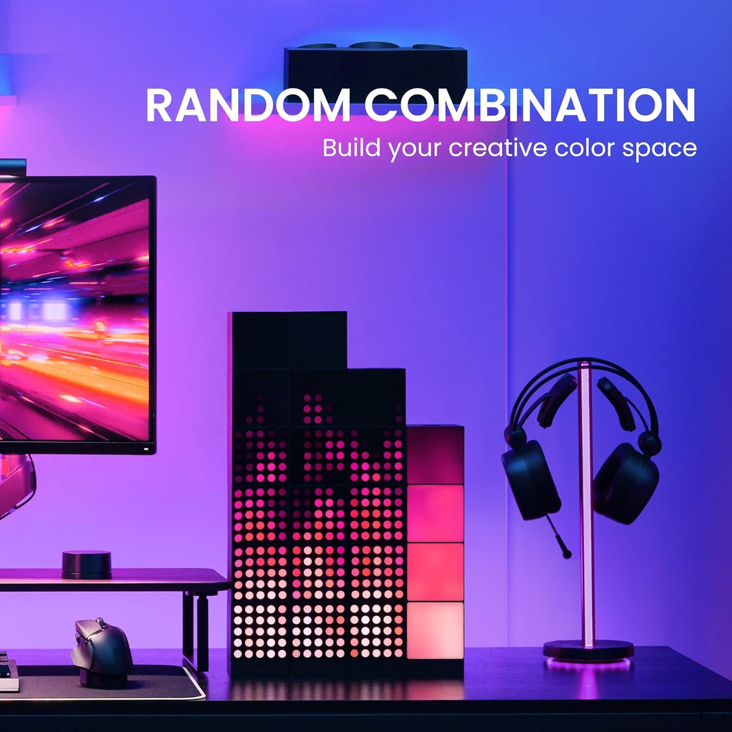 Extensión de Luz Matrix Yeelight para Lámpara Cube RGB 16M Colores