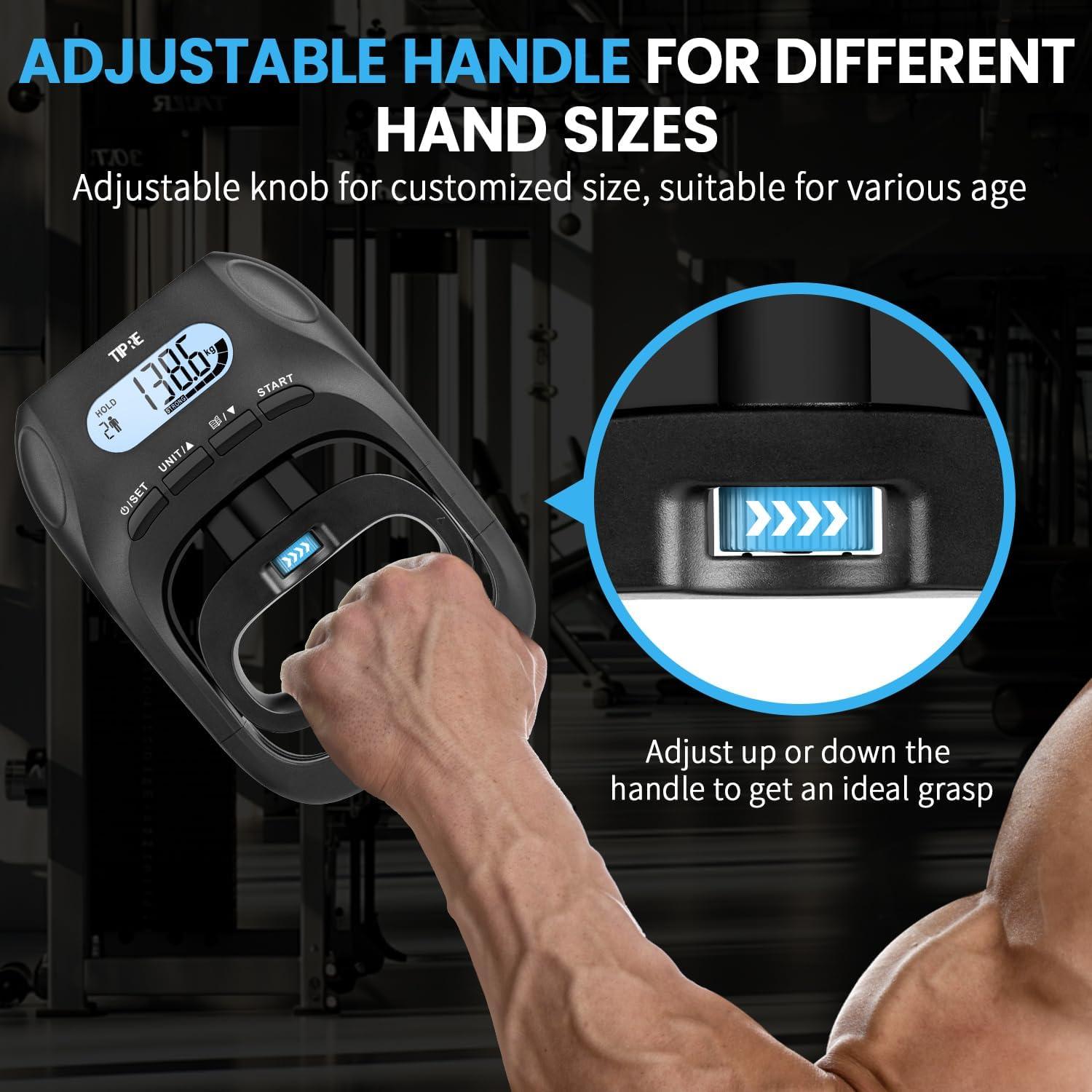 Tester de Fuerza de Agarre Digital TIPRE 180kg Ajustable