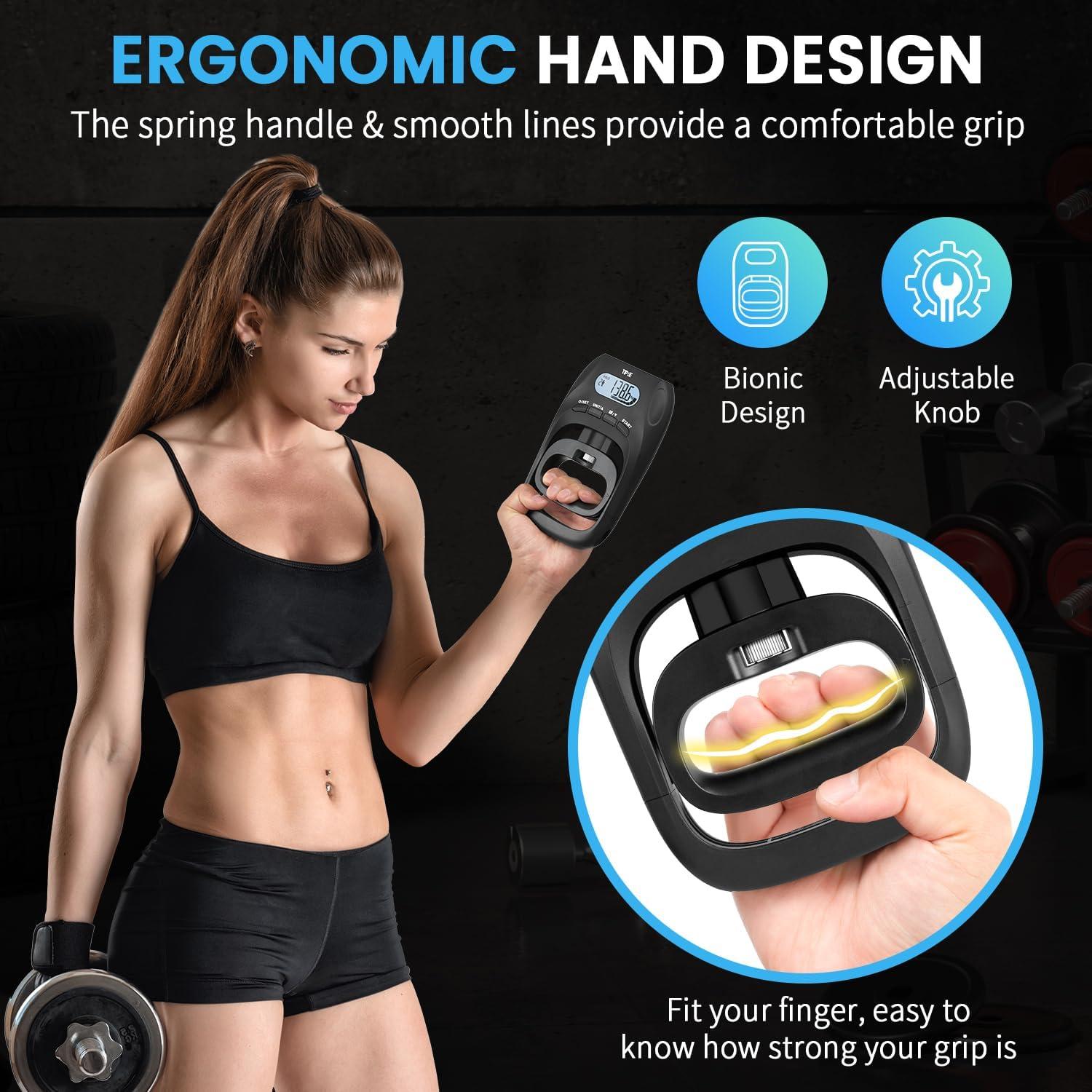 Tester de Fuerza de Agarre Digital TIPRE 180kg Ajustable