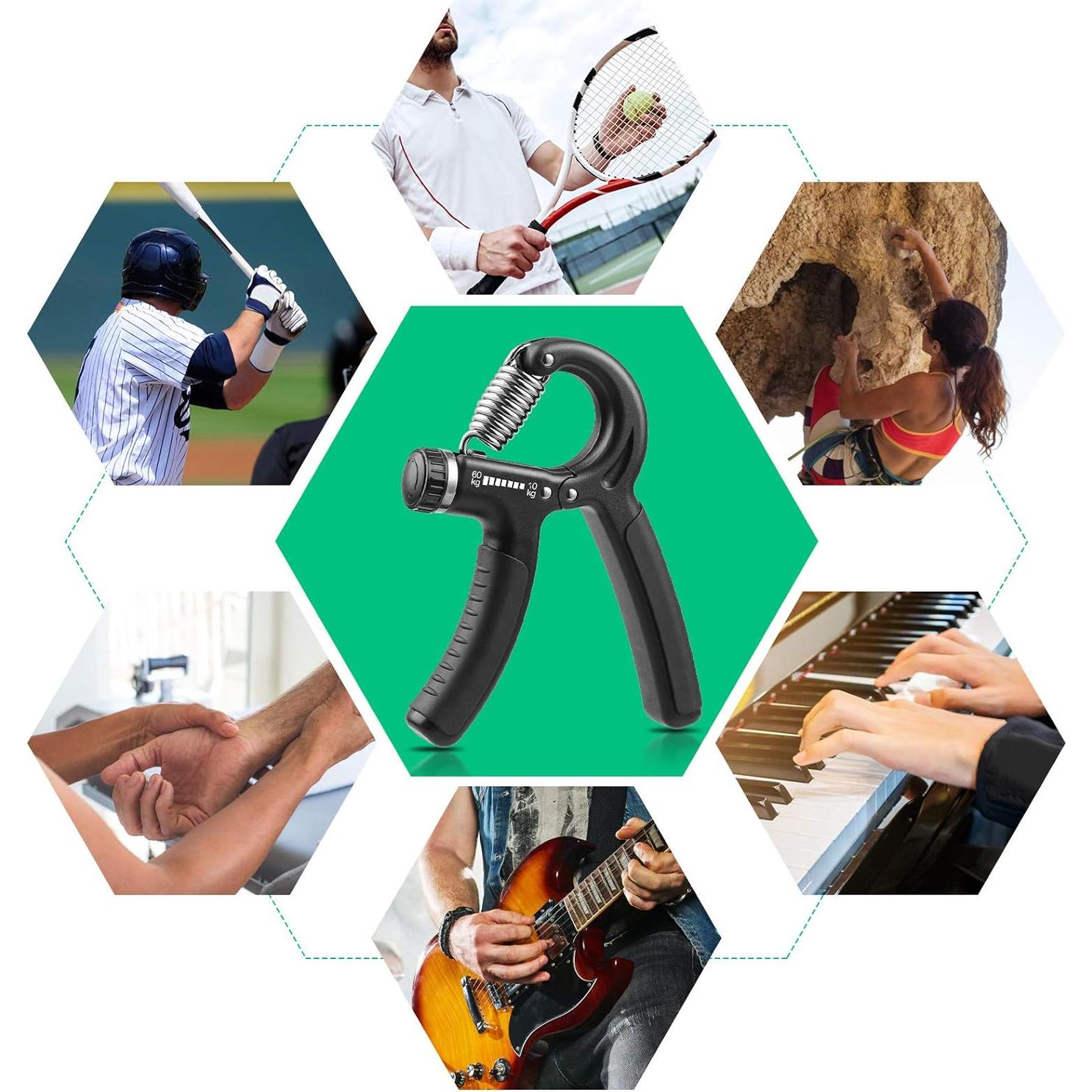 Entrenador de Fuerza de Agarre NIYIKOW 10-60kg Ajustable