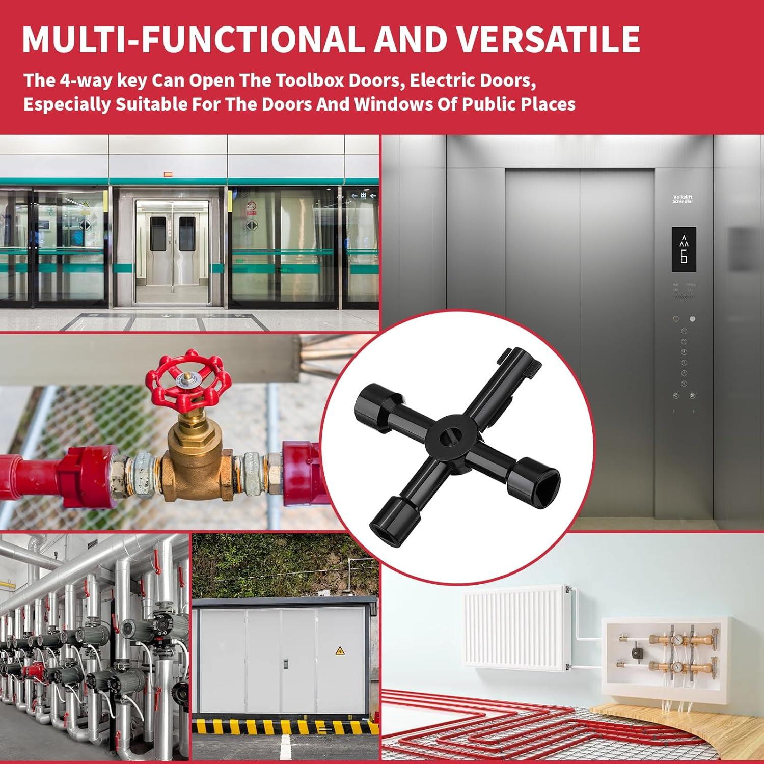 Kit de Llave de Parada en Ángulo LAISGOO - Acero 0.55 kg