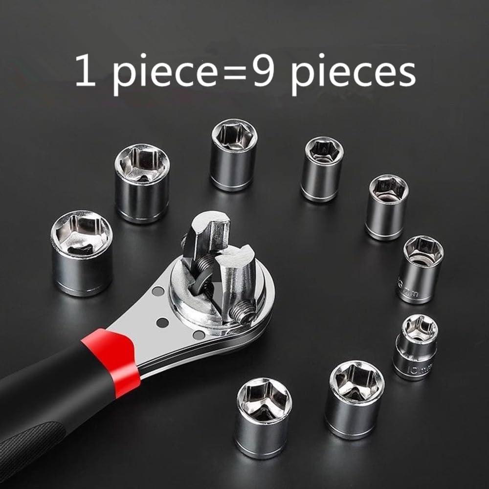 Llave de Carraca Ajustable Szhdxsy 20cm para Tornillos 6-22mm