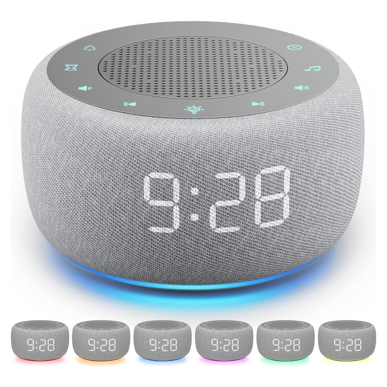 Reloj Despertador Buffbee 2-en-1 con Sonidos y Luces