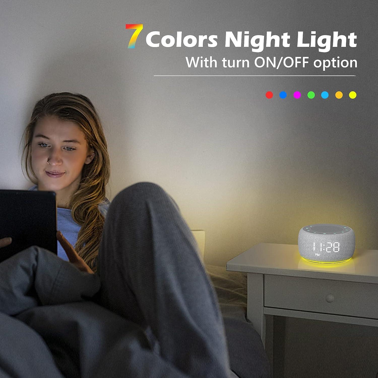 Reloj Despertador Buffbee 2-en-1 con Sonidos y Luces