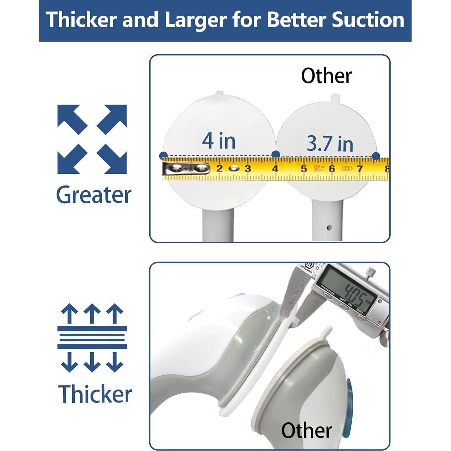 Paquete de 2 barras de agarre NKJVE 40.64 cm para baño