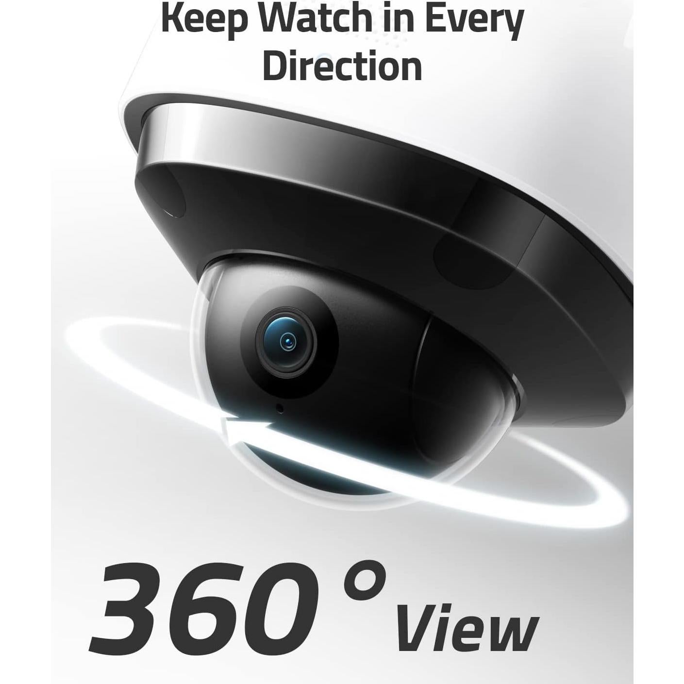 Cámara de Seguridad Eufy Floodlight S330 2K HD 3000 Lúmenes