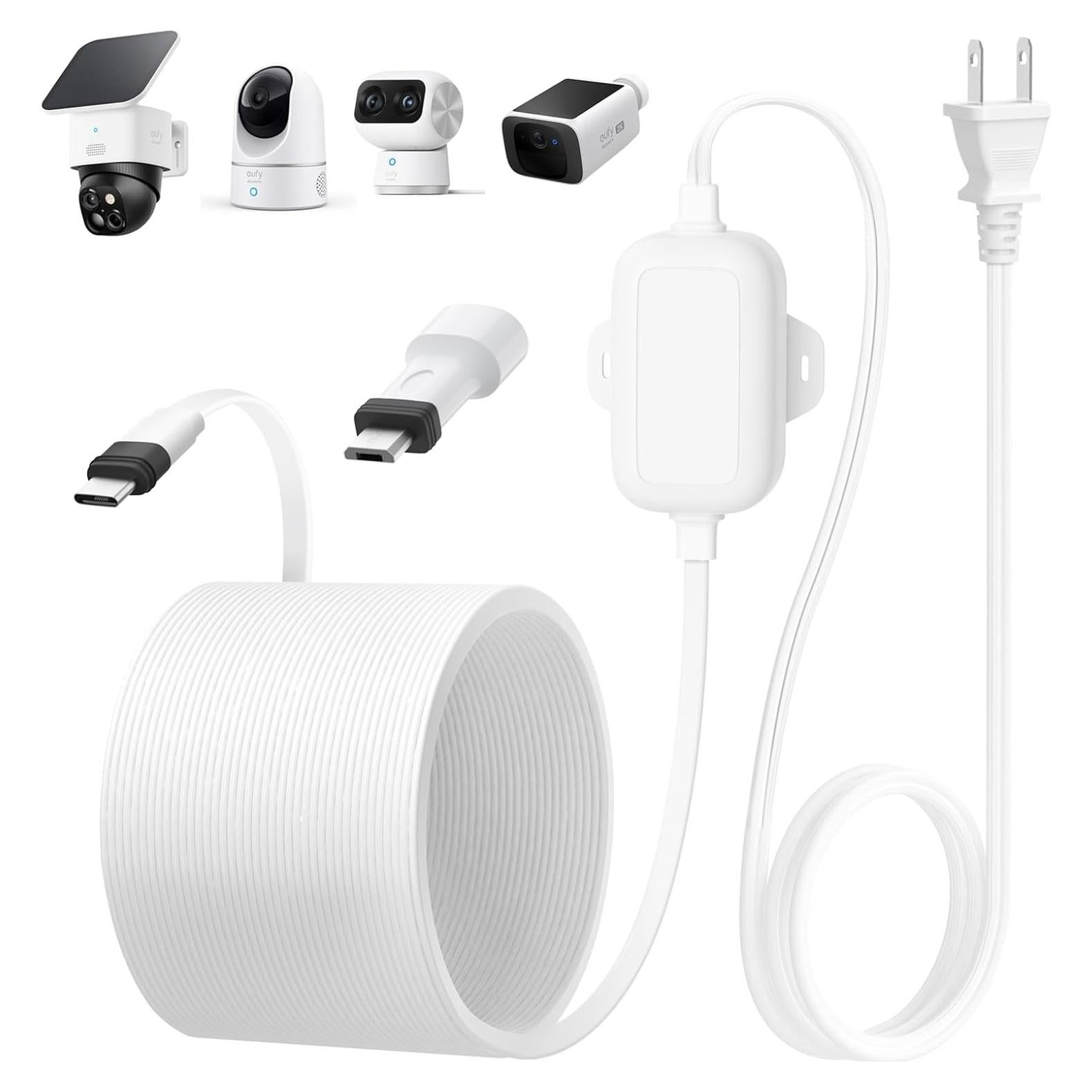 Adaptador de Poder 7.62m eufy Security SoloCam E30/S340/S220