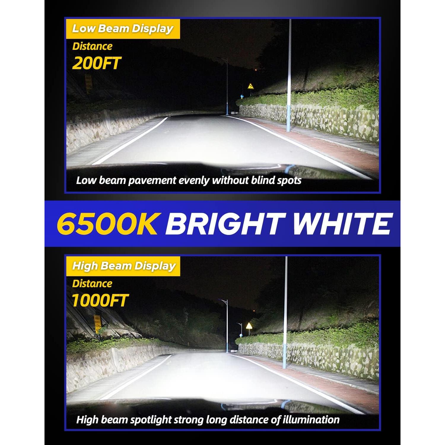 Bombilla LED H7 AUTOONE 300% Más Brillante 6500K - Paquete de 2