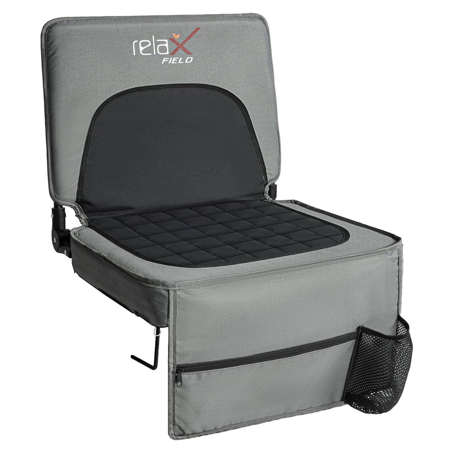 Silla de Estadio Plegable RELAX FIELD con Soporte y Cojín