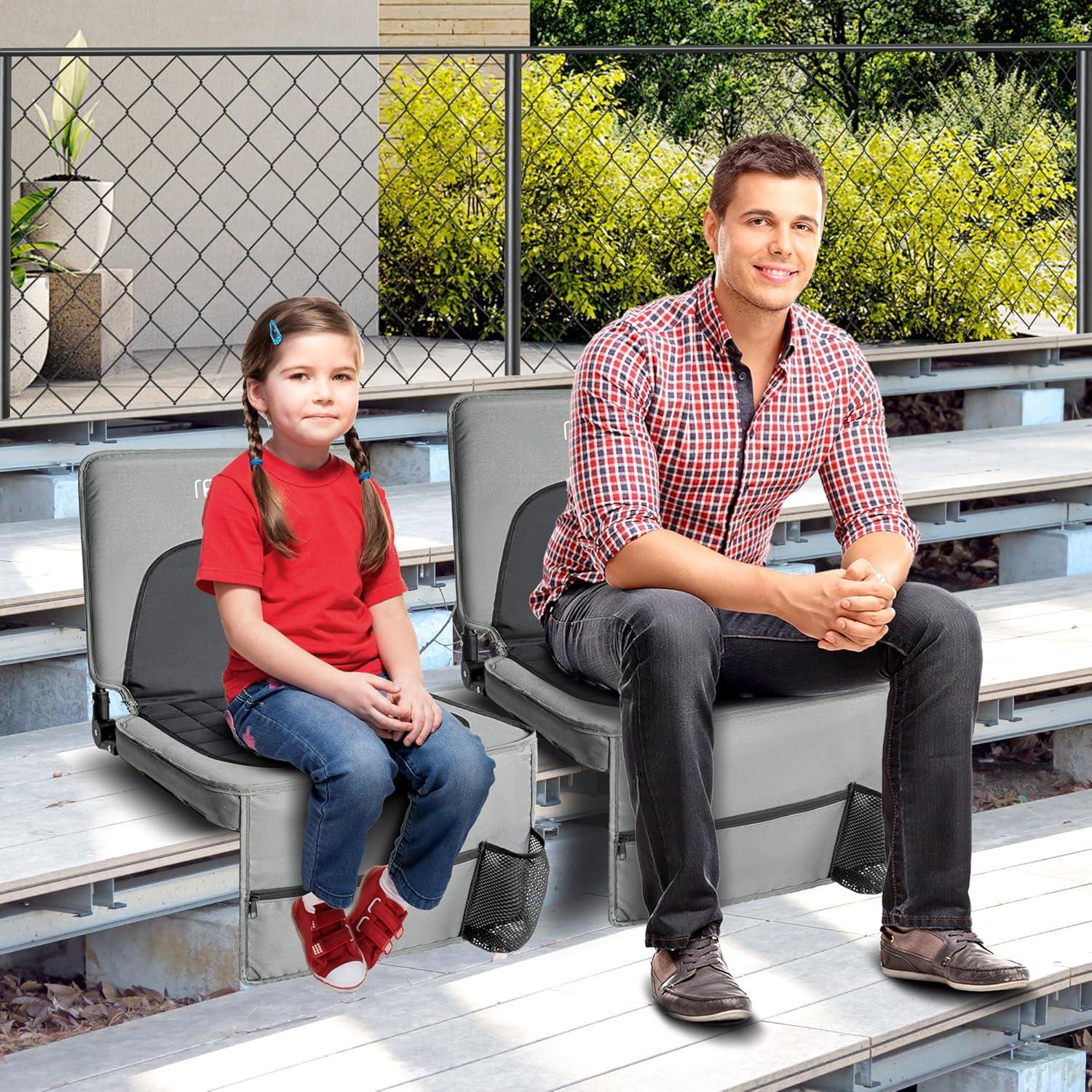 Silla de Estadio Plegable RELAX FIELD con Soporte y Cojín