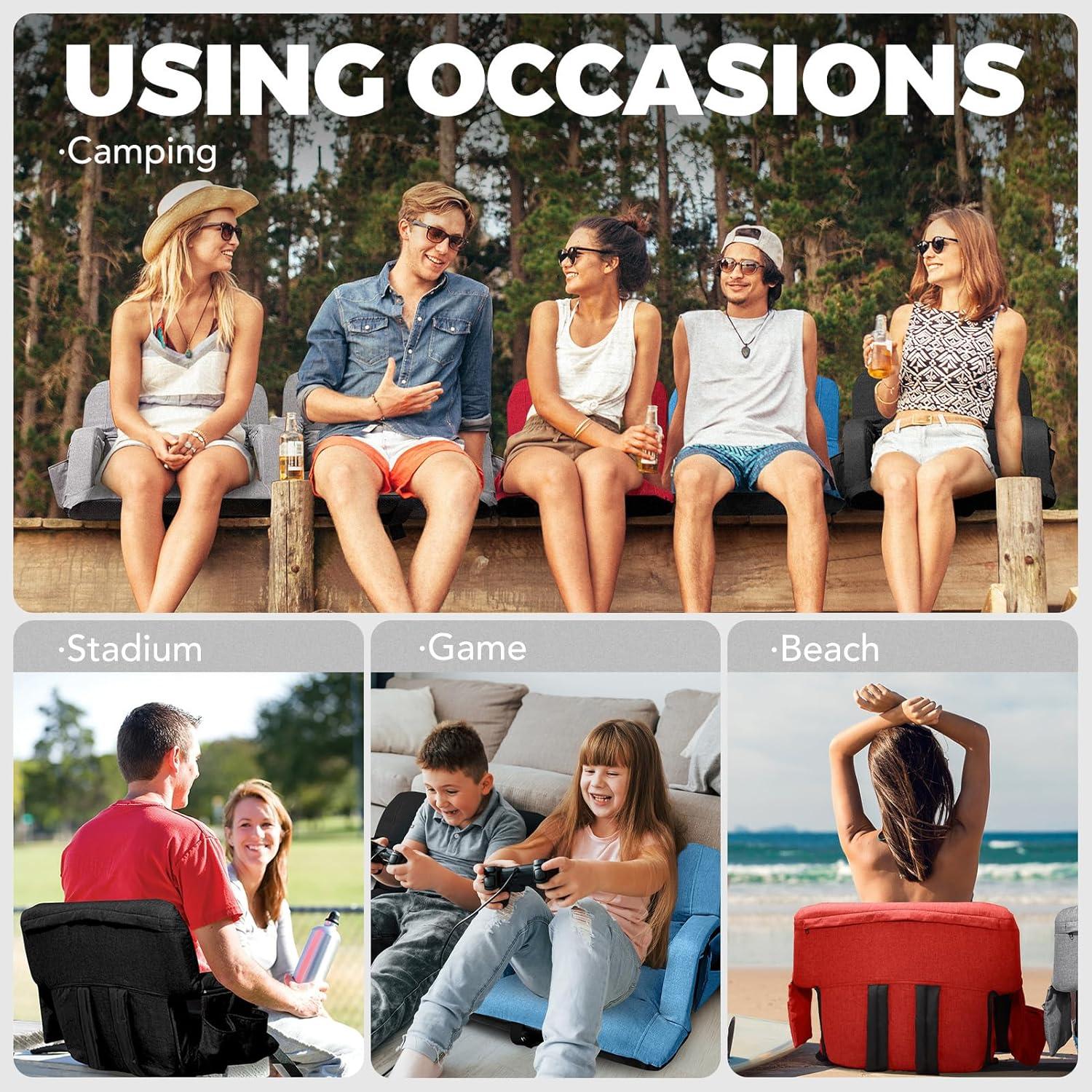 Sillas de Graderío Acolchadas y Ajustables yeyeeyyee - 57.15 cm