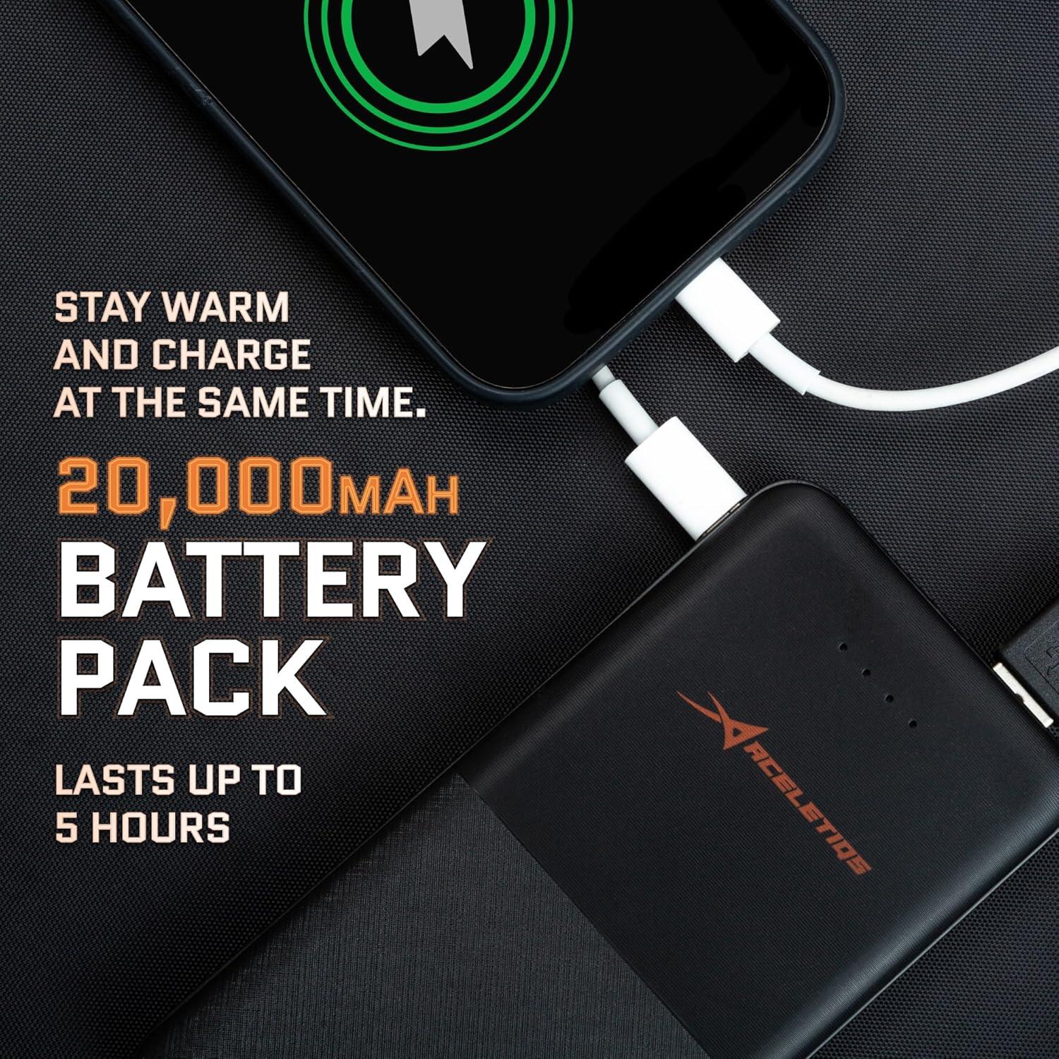 Aceletiqs Double Heated Stadium Bleacher Seat, 20-Inch Wide, Foam, Foldable, Cup Holders, Arm Rest, Reclining, Adjustable Backrest