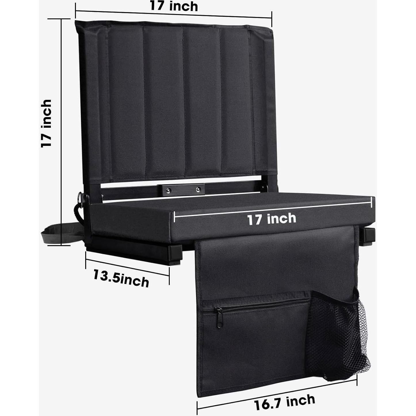 Asiento de Estadio MTWEAR L01-32 con Respaldo y Cojín 181 kg