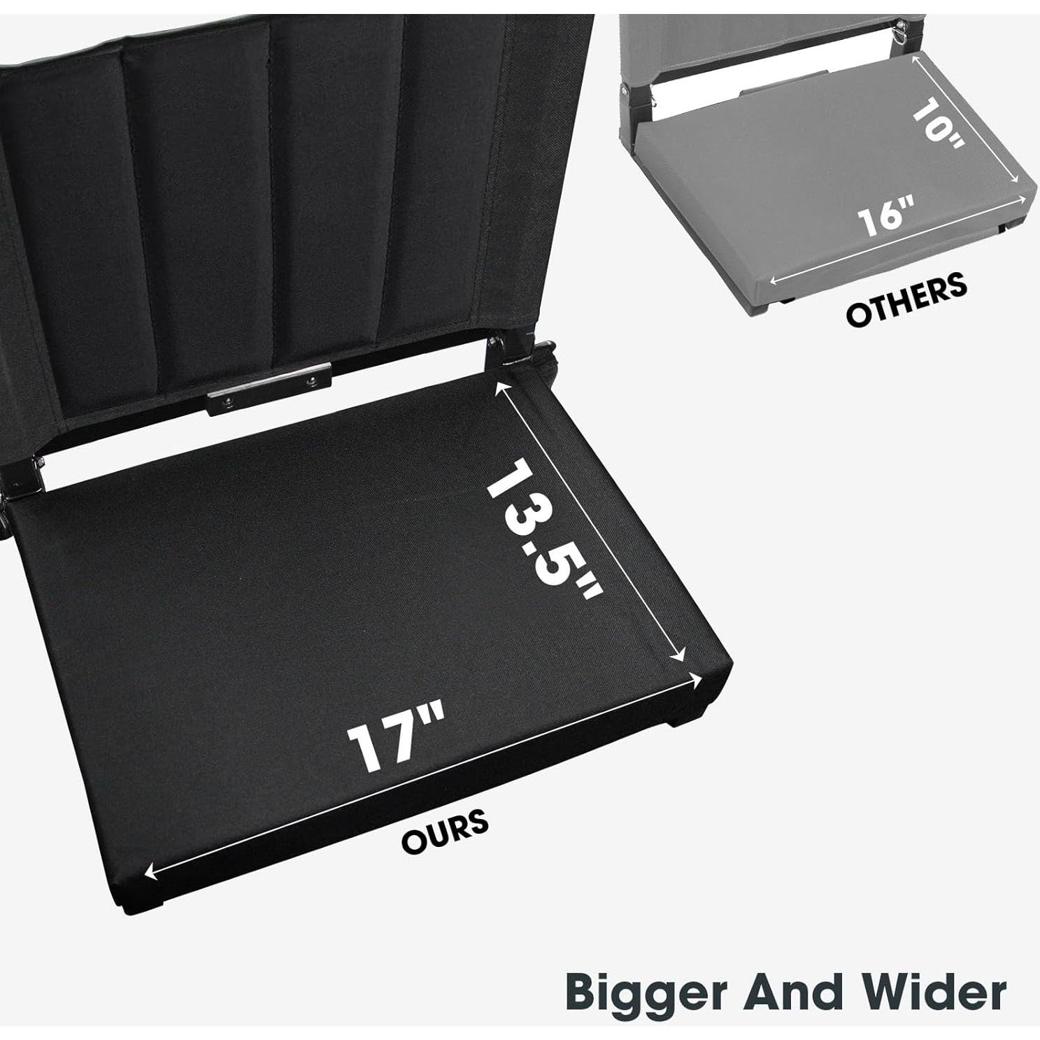 Asiento de Estadio MTWEAR L01-32 con Respaldo y Cojín 181 kg