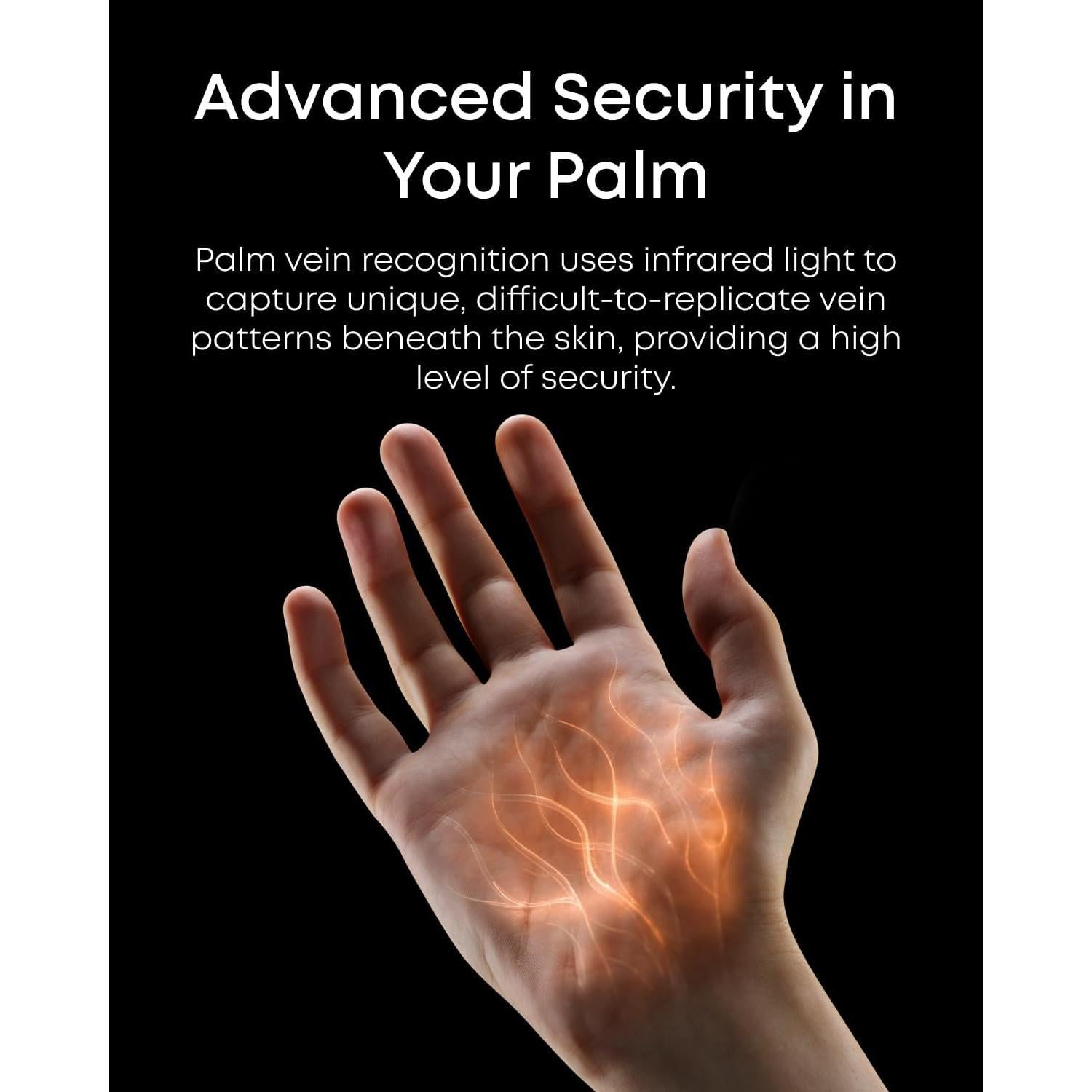 Cerradura Inteligente eufy FamiLock S3 con Video y Vena de Palma