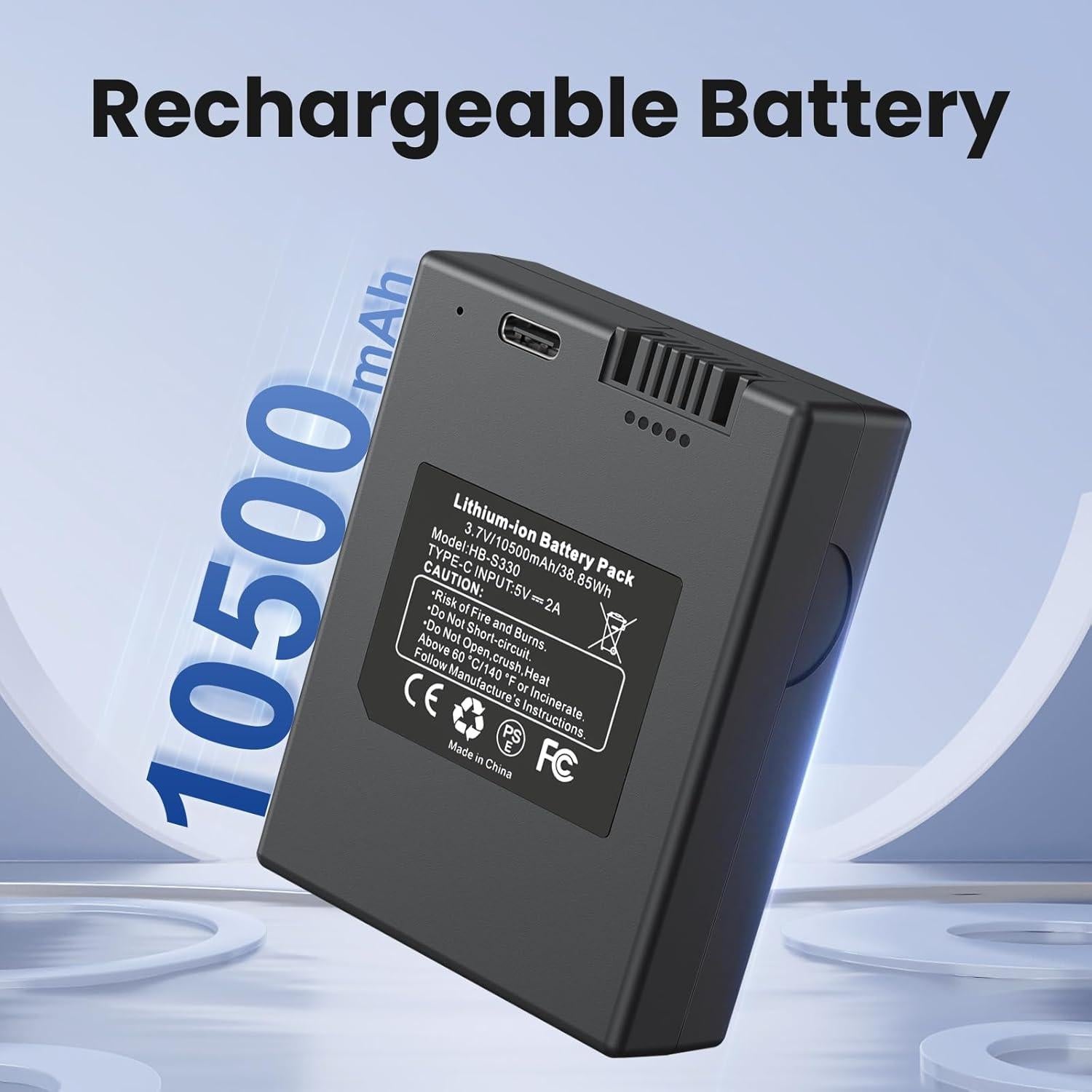 Batería Recargable 10500mAh para Cerradura eufy S330 S230