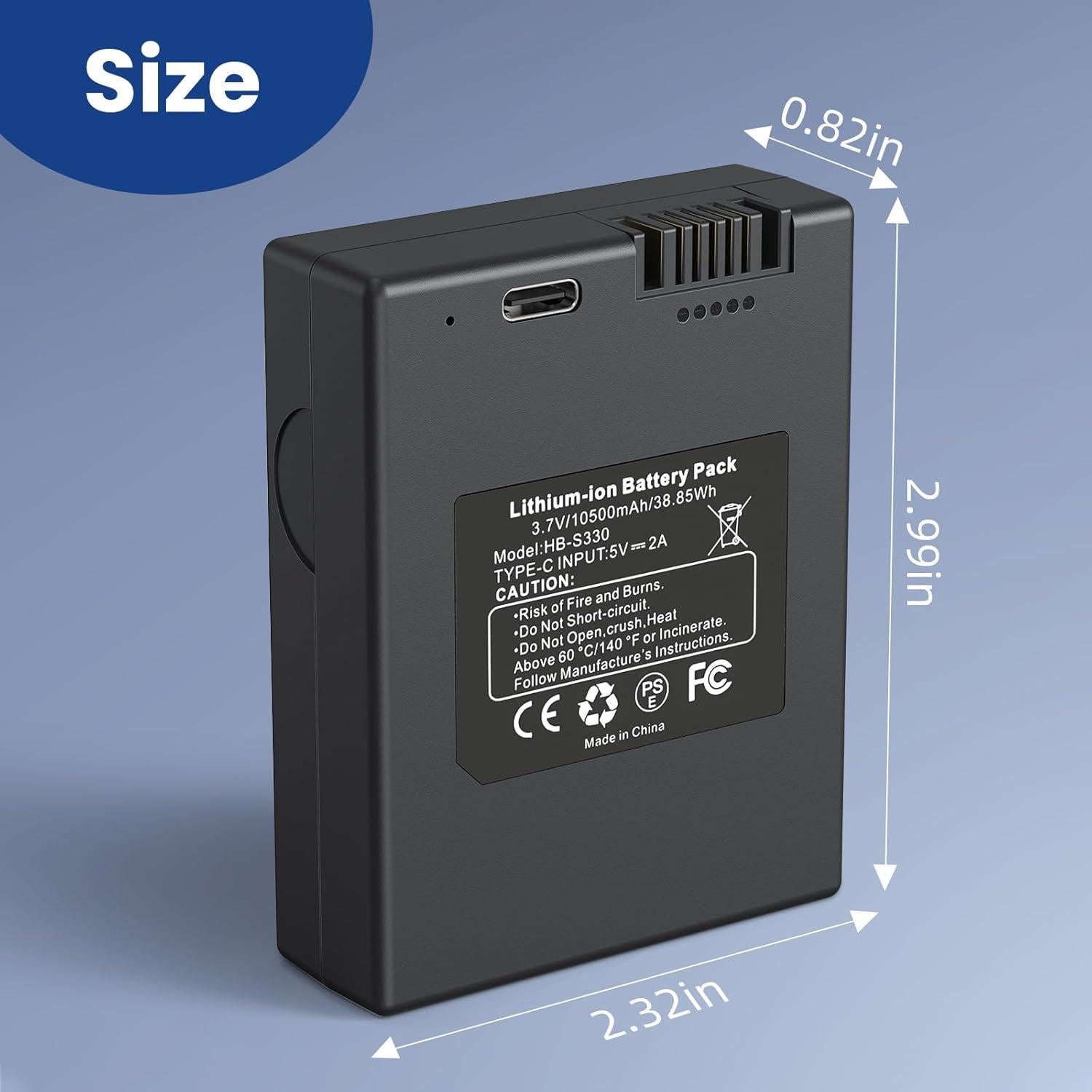 Batería Recargable 10500mAh para Cerradura eufy S330 S230