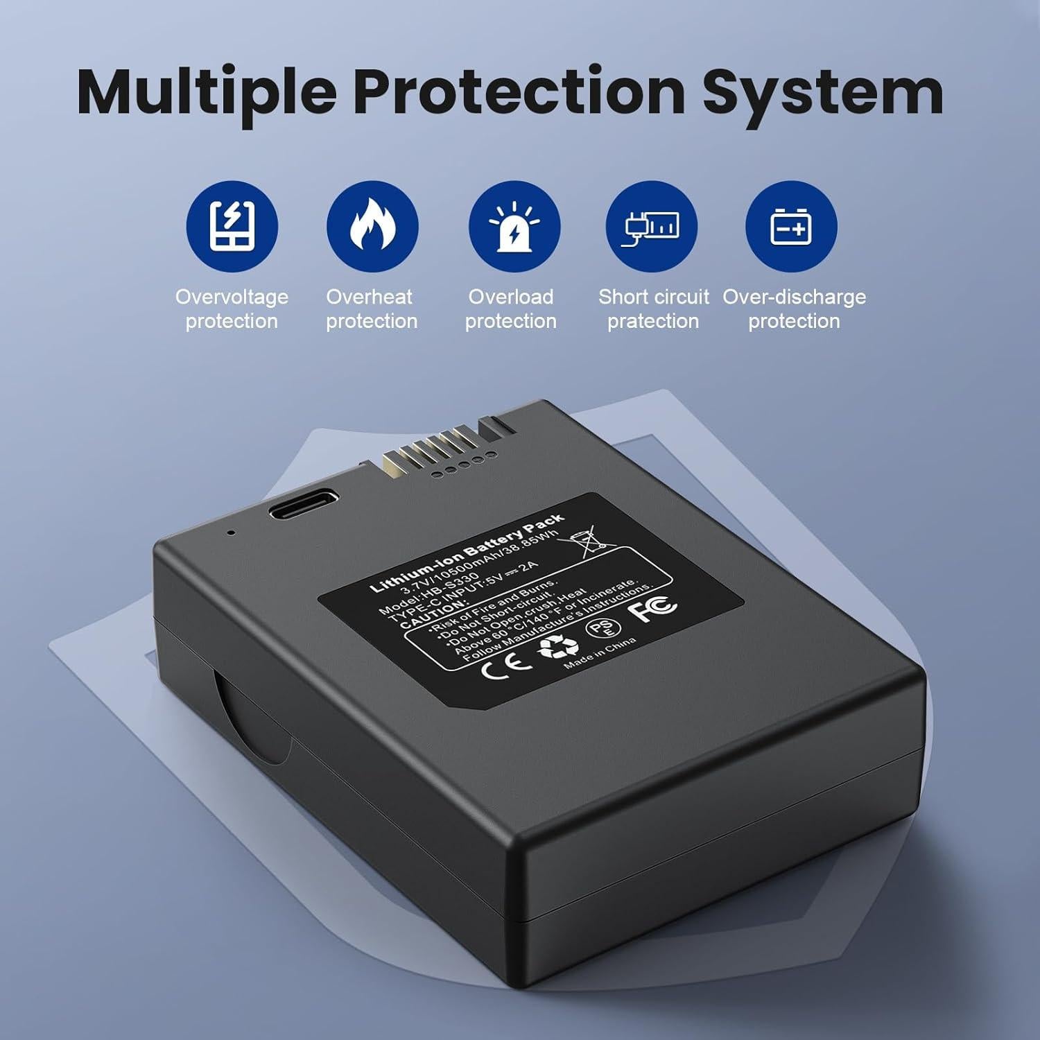 Batería Recargable 10500mAh para Cerradura eufy S330 S230