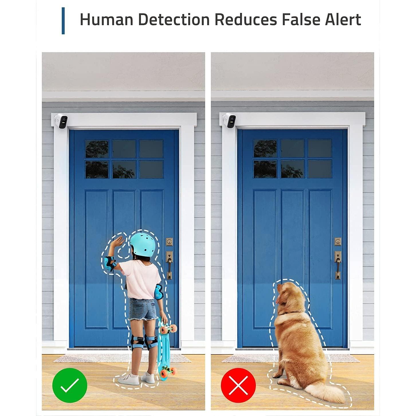 eufy Security, eufyCam 2C Pro 3-Cam Kit, Wireless Home Security System with 2K Resolution, 180-Day Battery Life, HomeKit Compatibility, IP67, Night Vision, and No Monthly Fee. (Renewed)