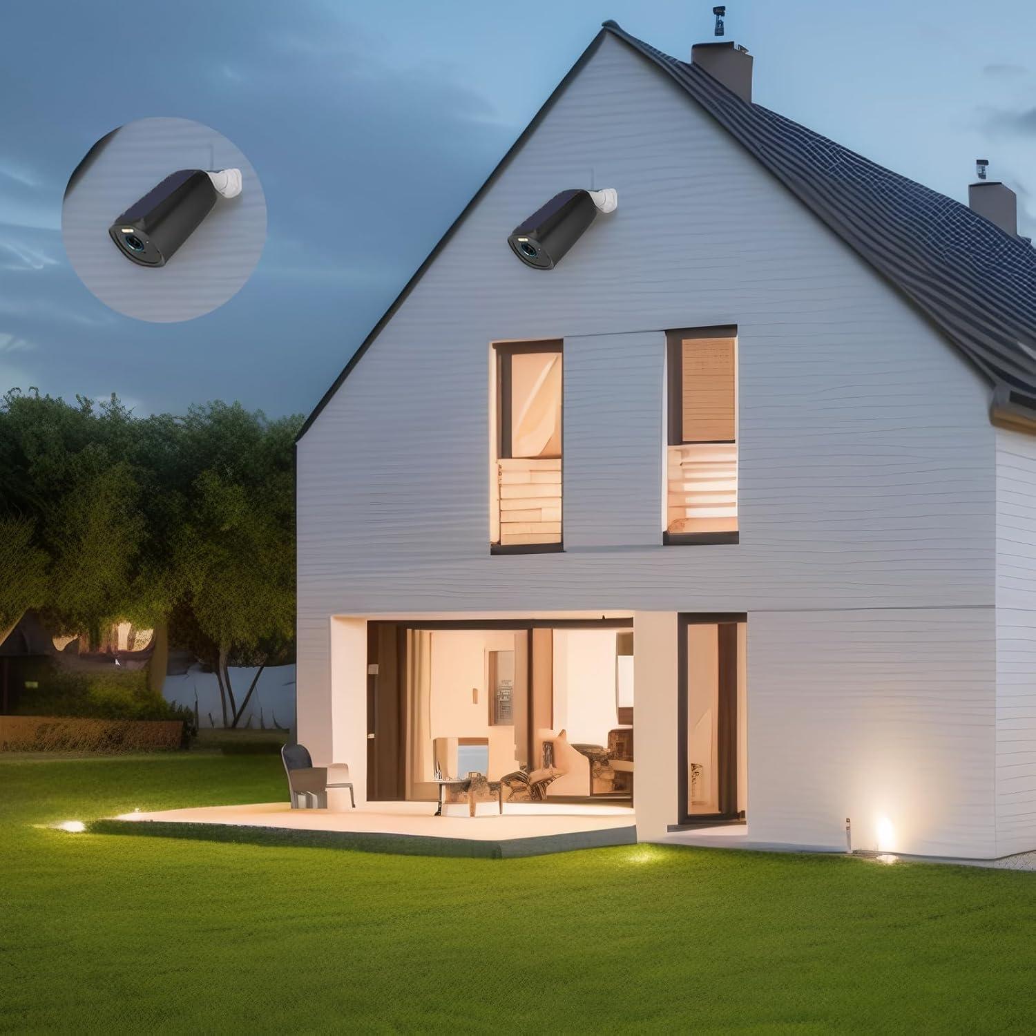 for EufyCam 3 Case Cover Waterproof & Dustproof Silicone Protective Camera Skin for Eufy Security S330 EufyCam 3 (2-Pack)