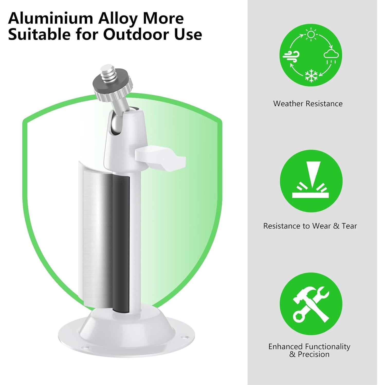 Soporte de Pared Ajustable Eufy para Cámaras - Metal Resistente