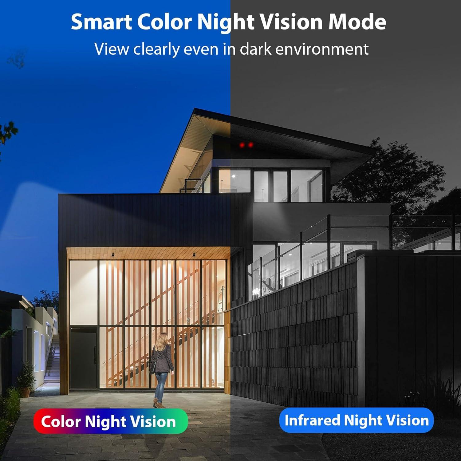 Cámara de Seguridad Inalámbrica Hiseeu C40 4MP Solar IP66