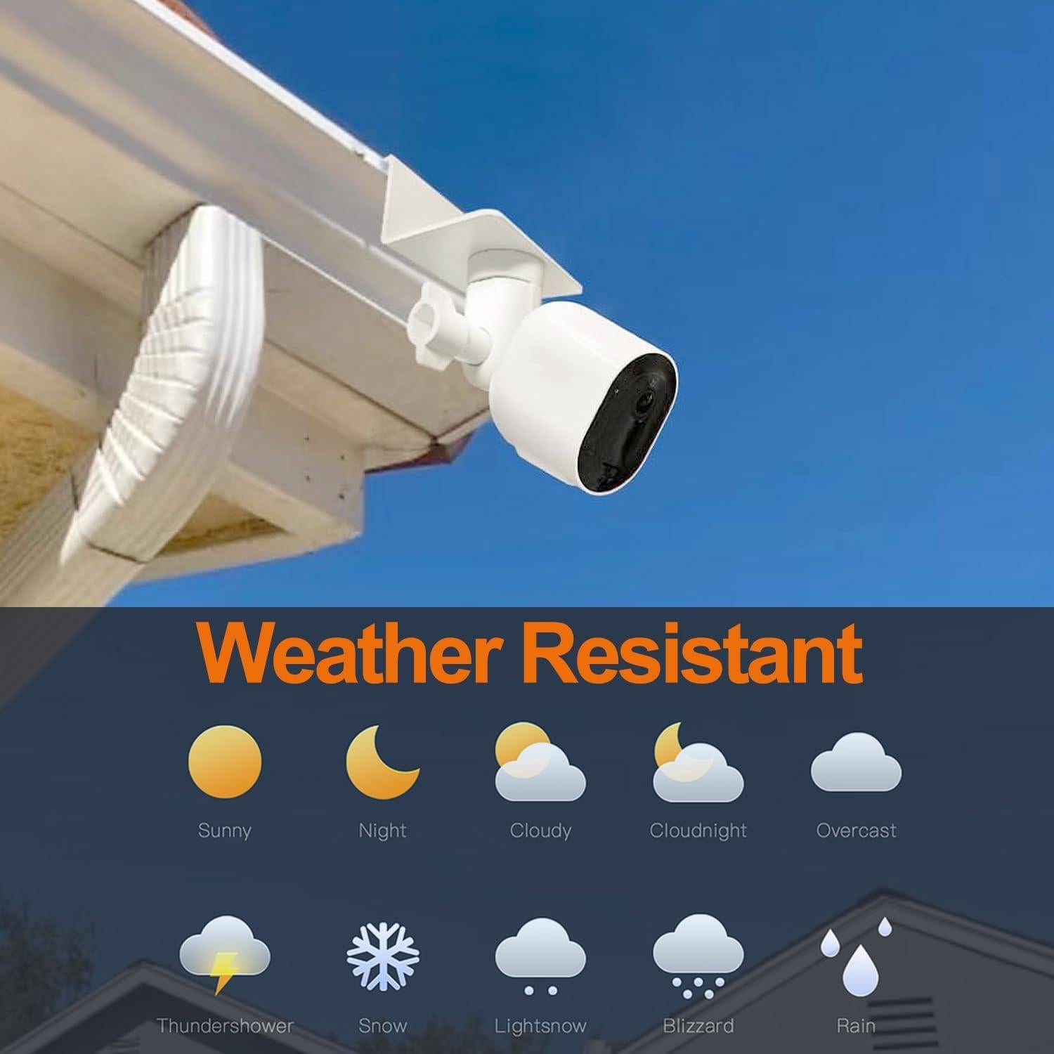 Soporte de canalón OWOKISO para cámaras Eufy y Arlo 360°