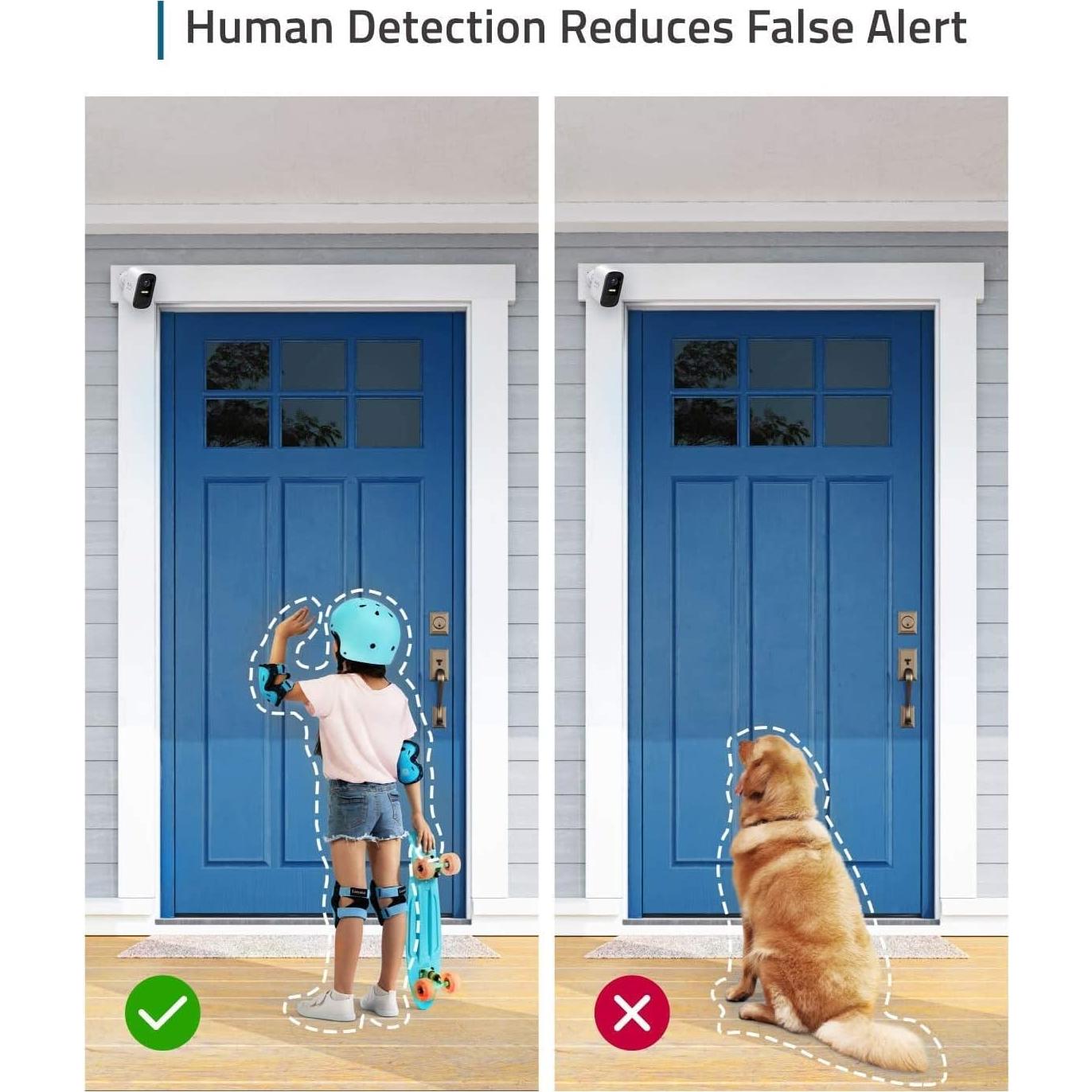 eufy Security eufyCam 2C Wireless Home Security Add-on Camera, Requires HomeBase 2, 180-Day Battery Life, HomeKit Compatibility, 1080p HD, No Monthly Fee (Renewed)