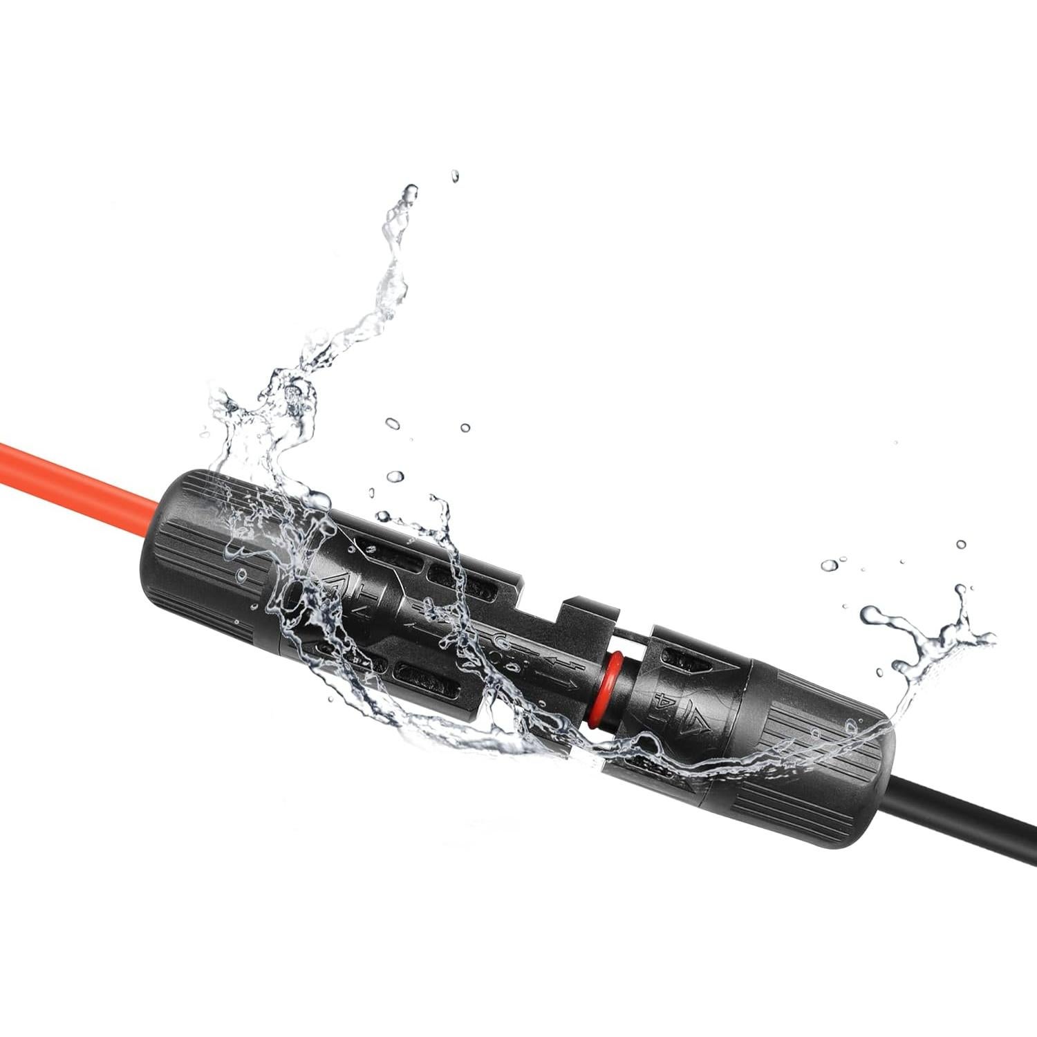 Cable Solar YAODHAOD 4mm² 1M Conector Anderson 50A