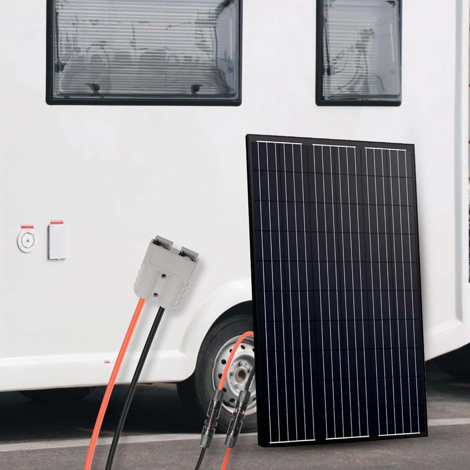 Cable Solar YAODHAOD 4mm² 1M Conector Anderson 50A