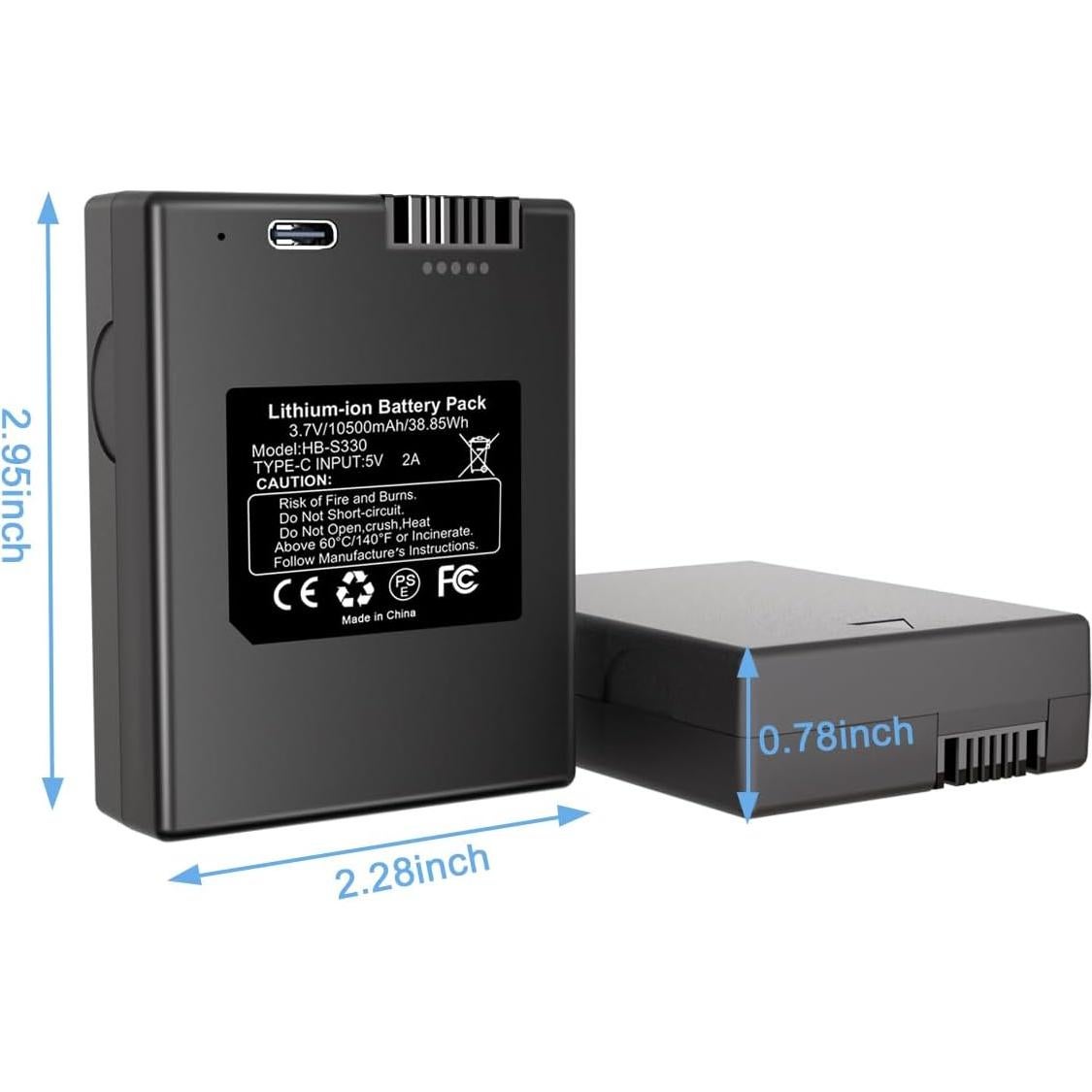 Batería Recargable 10500mAh REACELL S330 para Cerradura eufy