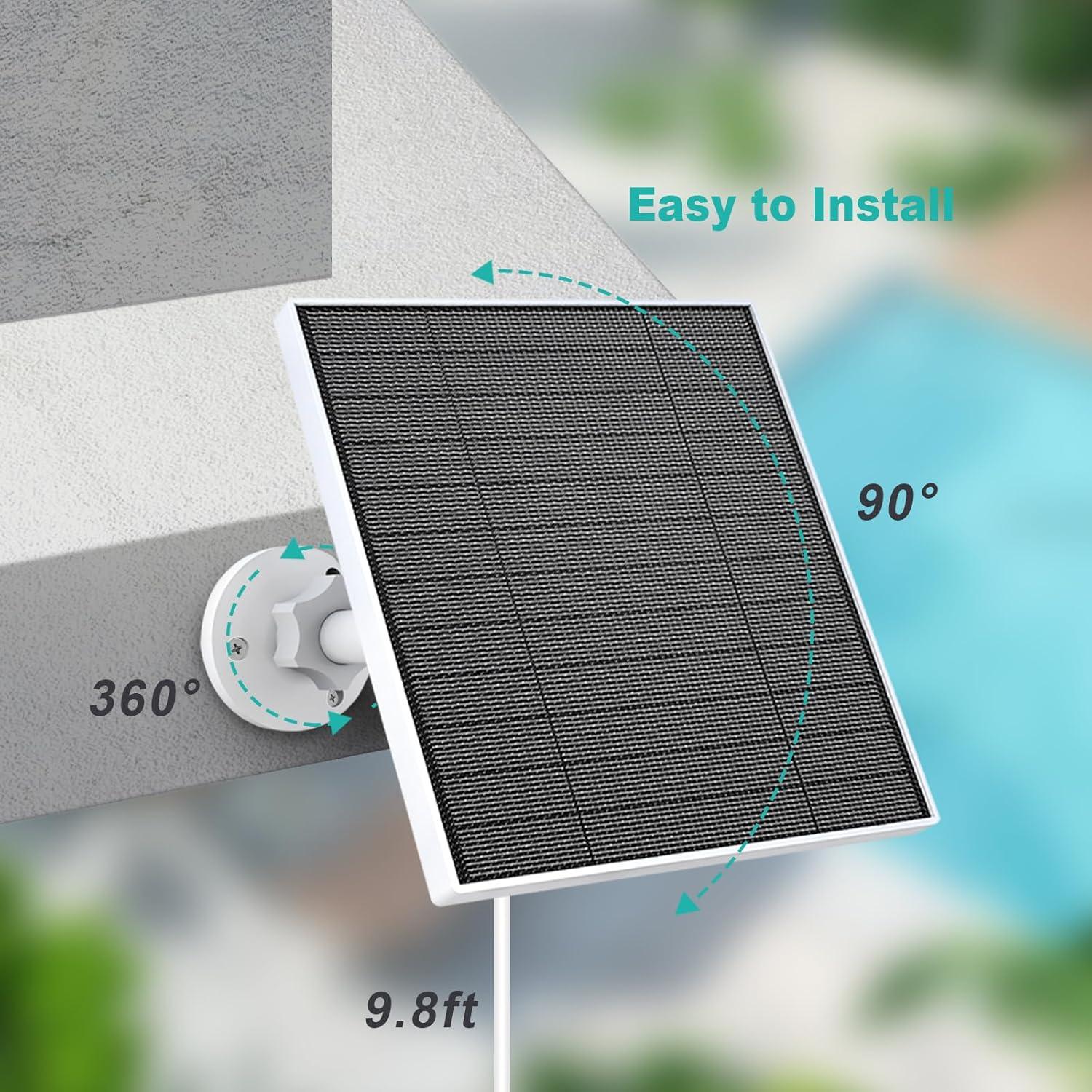 Panel Solar 5W EverExceed para Cámara Eufy - IP65