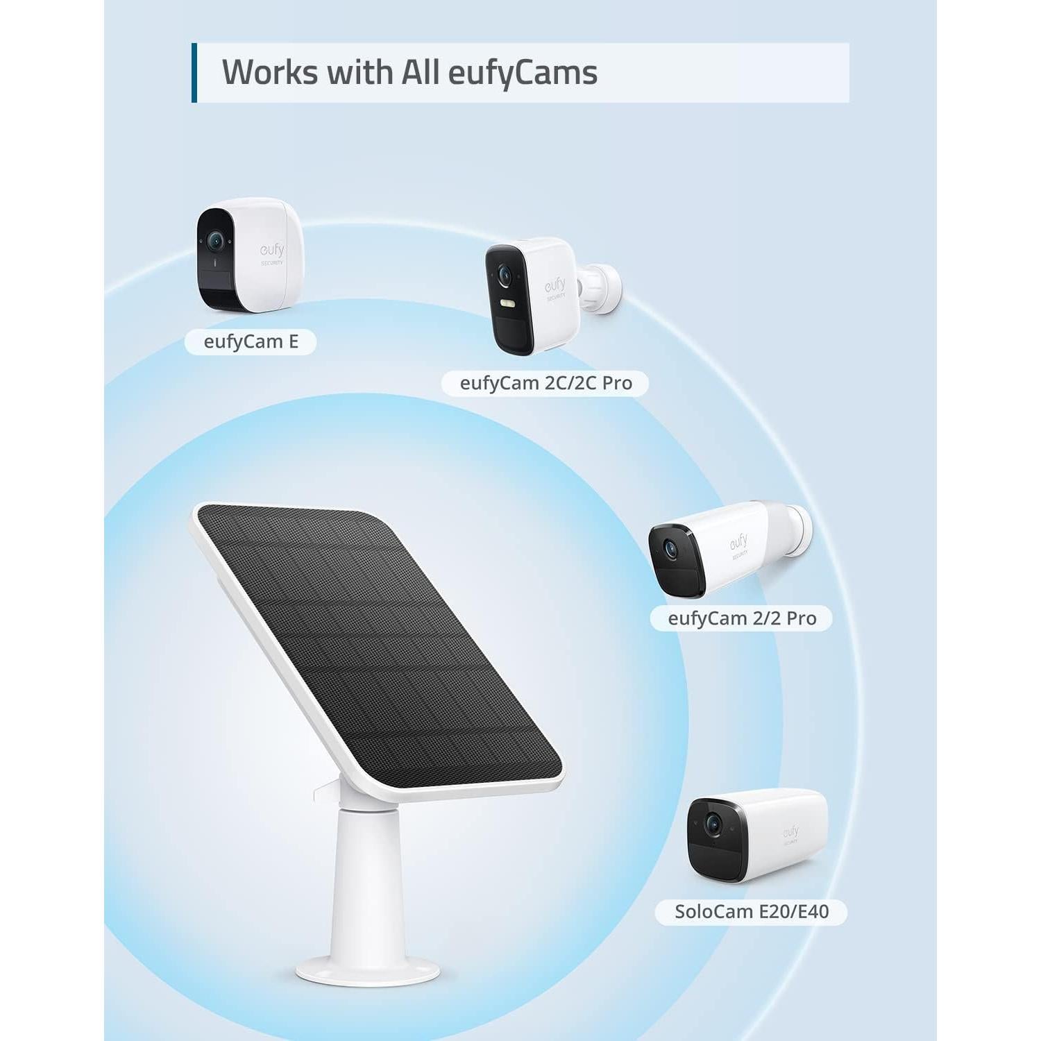 Kit de 2 Cámaras de Seguridad eufyCam 2C con Paneles Solares