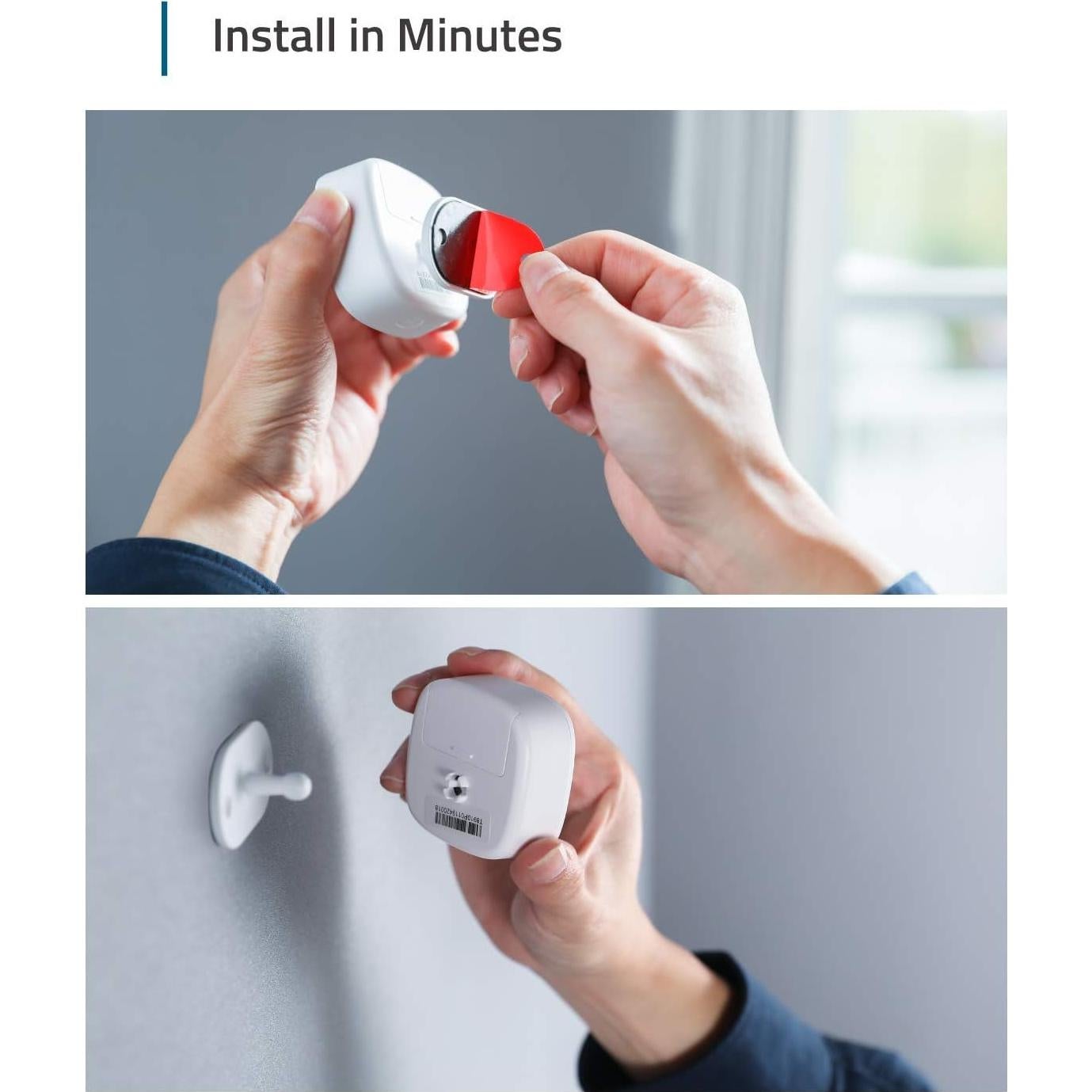 eufy Security Home Alarm System Motion Sensor, 100° Coverage, 30ft Detection Range, 2-Year Battery Life, Requires eufy Security HomeBase, Links with HomeBase-Connected Devices (Renewed)