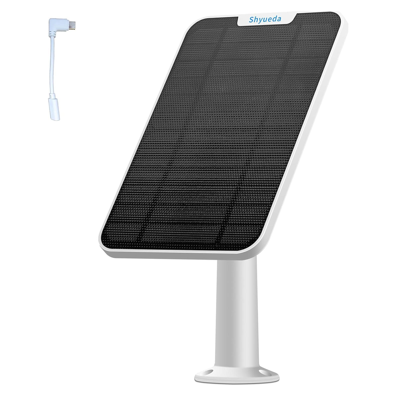 Panel Solar Shyueda 4W IP65 para Eufycam con Cable 4m