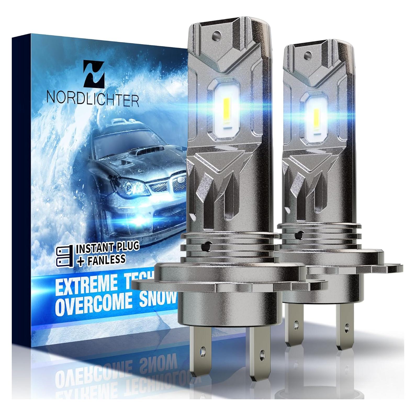 Bombillas de Luz de Niebla H7 N NORDLICHTER 6500K 2 Piezas