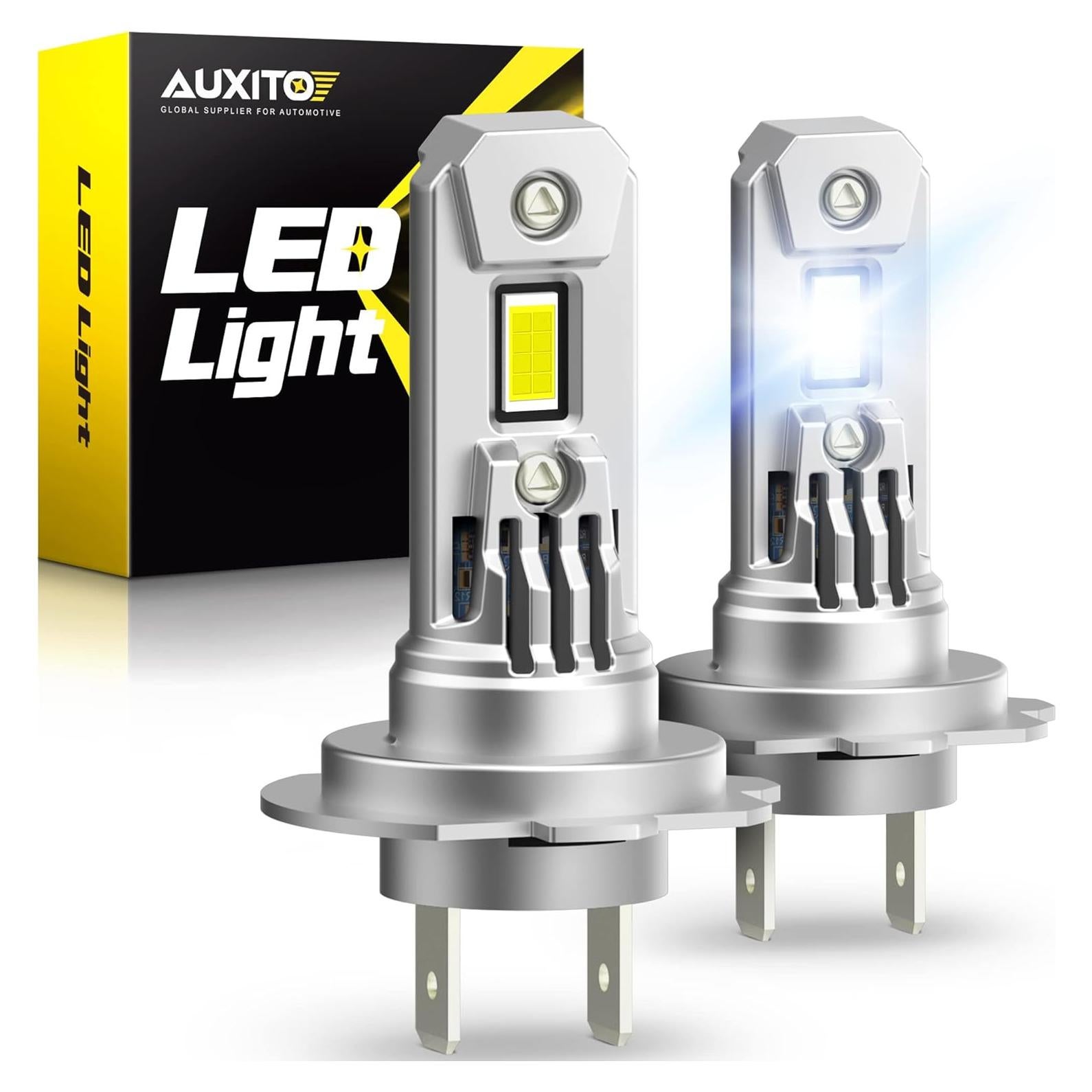 Bombillas LED H7 AUXITO 350% Brillantes 6500K Paquete de 2