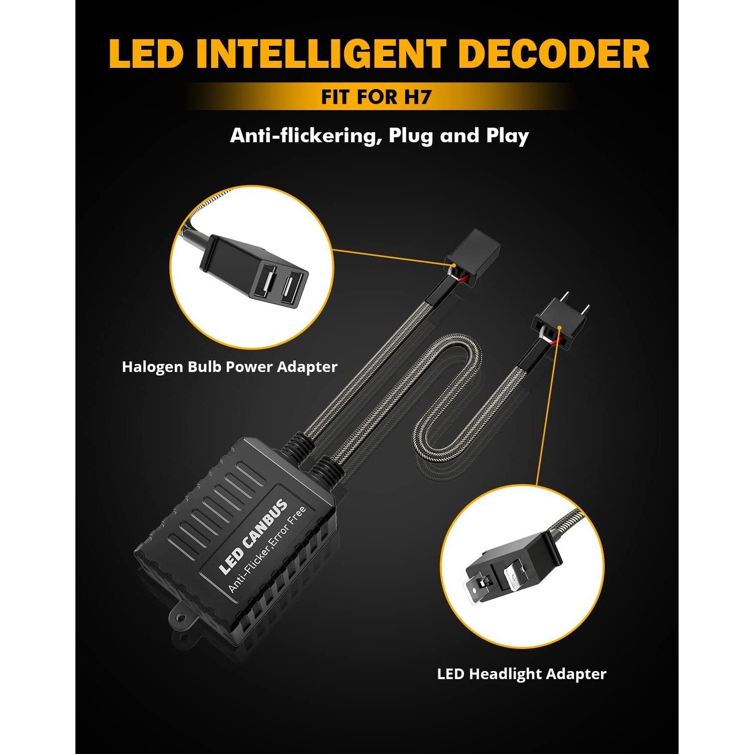 Decodificador Canbus Auxbeam C20 H7 para Luces de Niebla