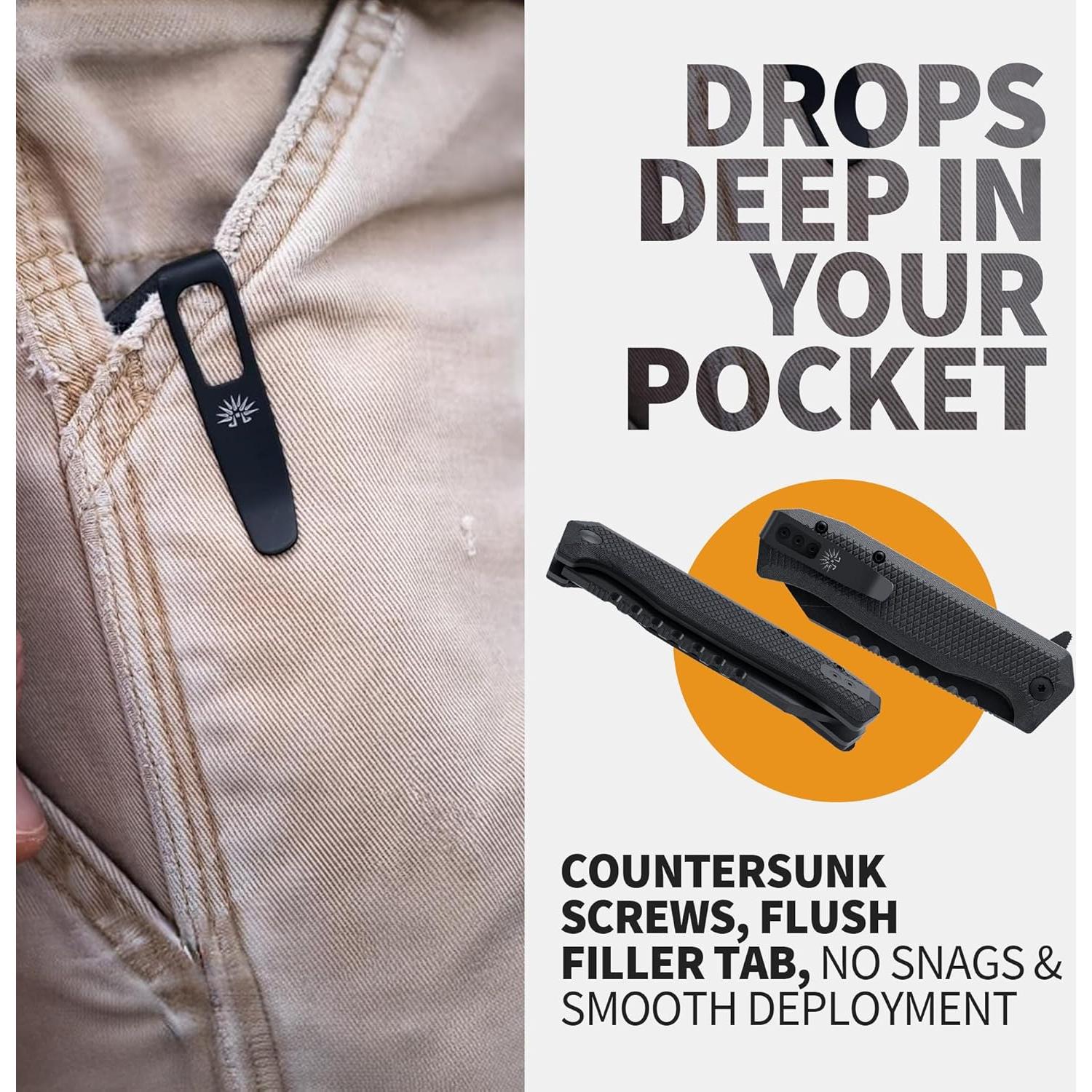 Cuchillo táctico Off-Grid Viper V2 9.53 cm acero 154CM