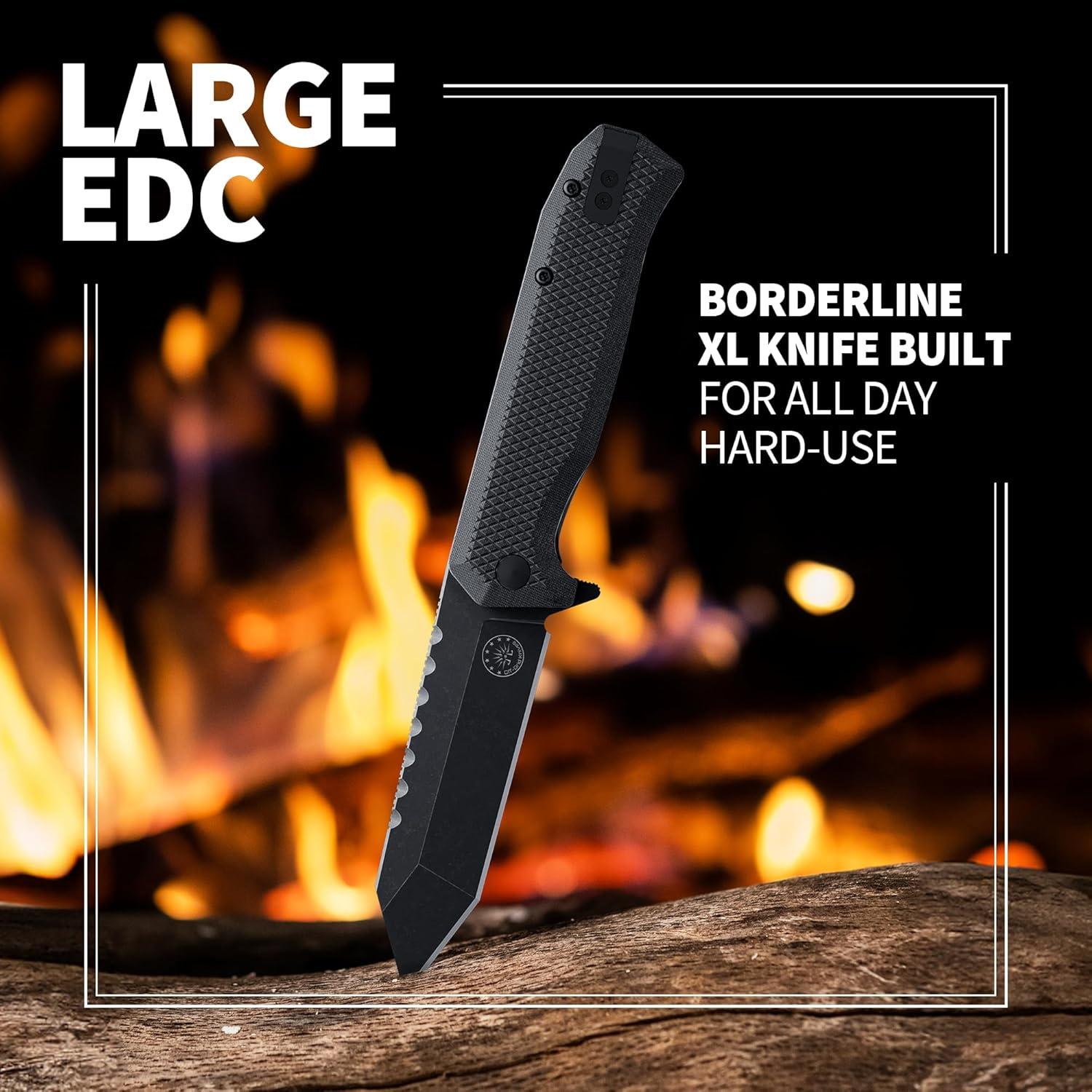 Cuchillo táctico Off-Grid Viper V2 9.53 cm acero 154CM