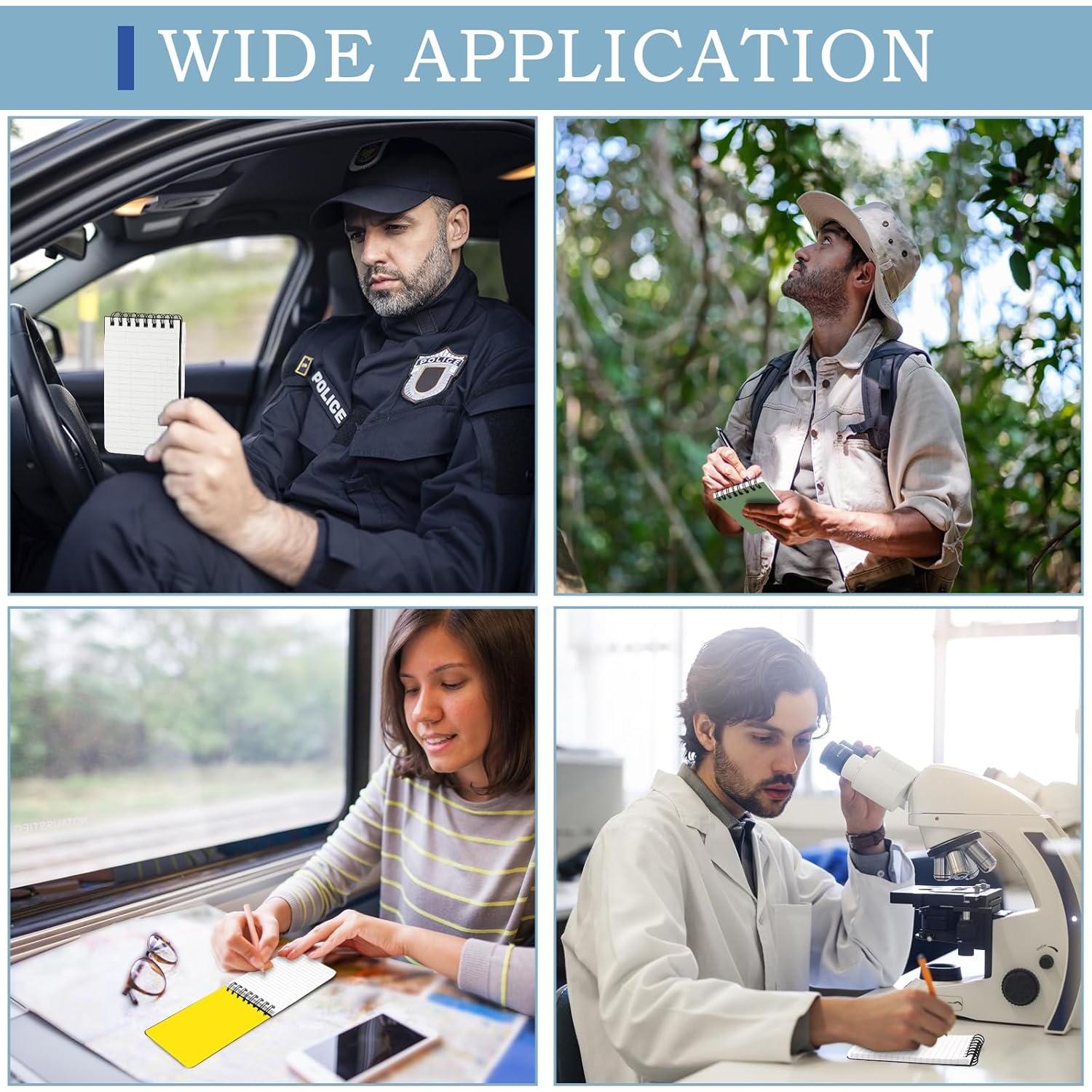 Paquete de 6 Cuadernos Impermeables COIDEA 7.6x12.7 cm